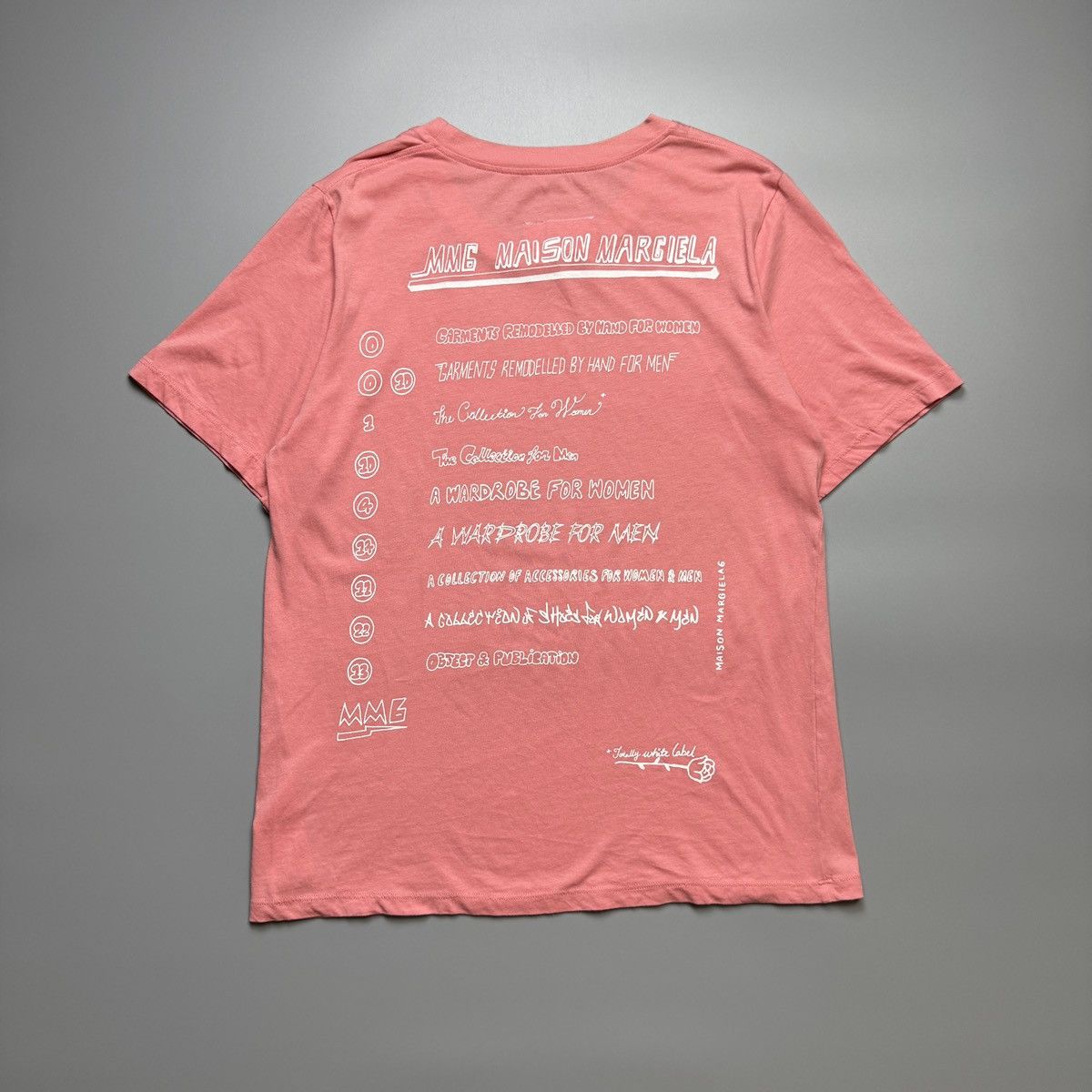 MM6 Maison Margiela - Different Script Logo Tshirt Size XS / US 0-2 / IT 36-38 - 2 Thumbnail