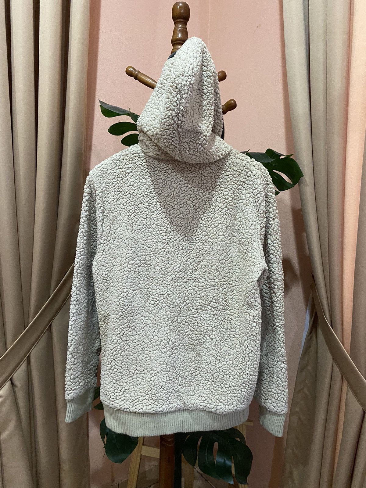 Japanese Brand Sherpa Hoodie with Print Inner This Still Want To Free Real Size US L / EU 52-54 / 3 - 9 Thumbnail