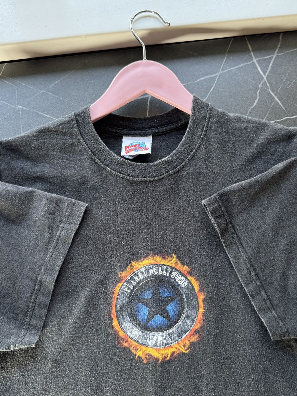 Planet Hollywood VTG 90s Planet Hollywood Biker Printed T Shirt Size US M / EU 48-50 / 2 - 1 Thumbnail