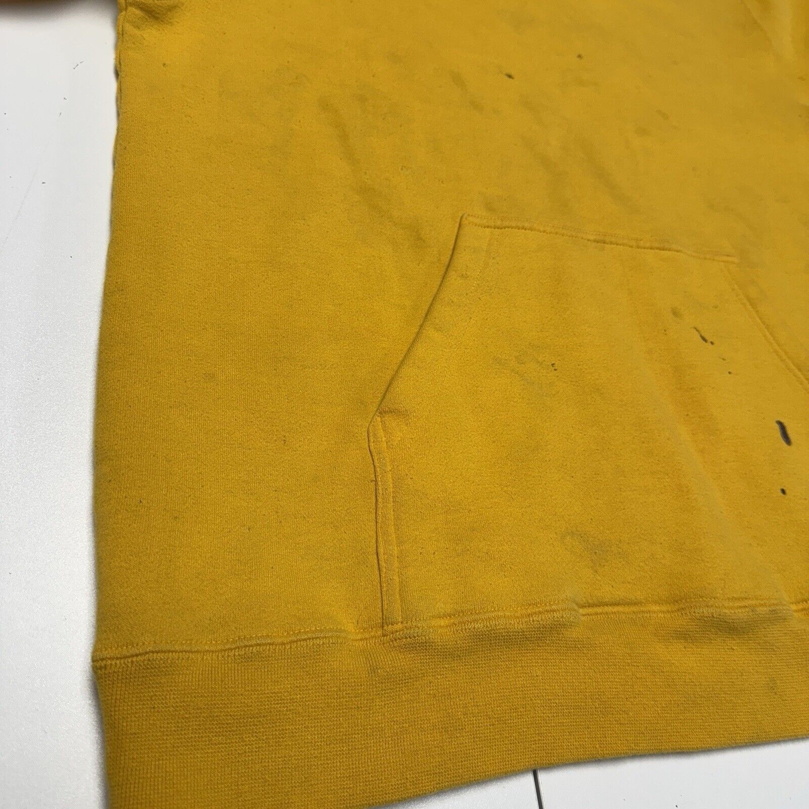 Stussy Stussy Blank Hoodie Mens Large Yellow Y2K Skate Sweatshirt B Size US L / EU 52-54 / 3 - 7 Thumbnail