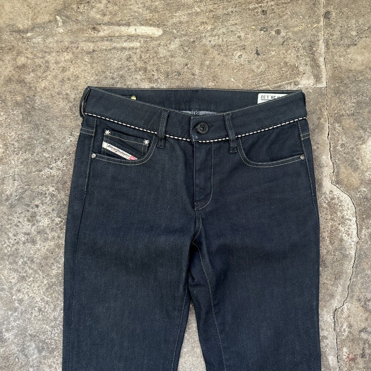 Diesel × Vintage Diesel Ronhary Navy Denim Size 28" / US 6 / IT 42 - 5 Thumbnail