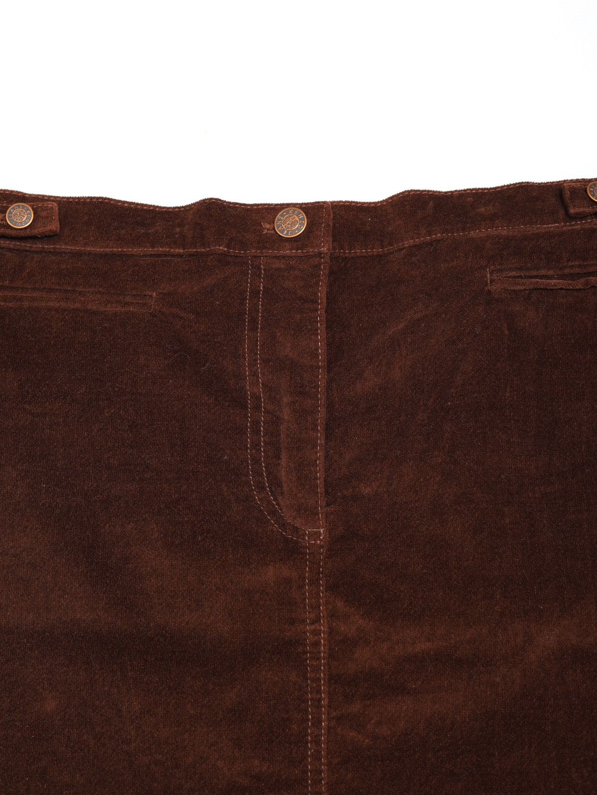 Kenzo Kenzo Jeans Vintage Corduroy Velvet Brown Skirt Size 30" / US 8 / IT 44 - 5 Thumbnail
