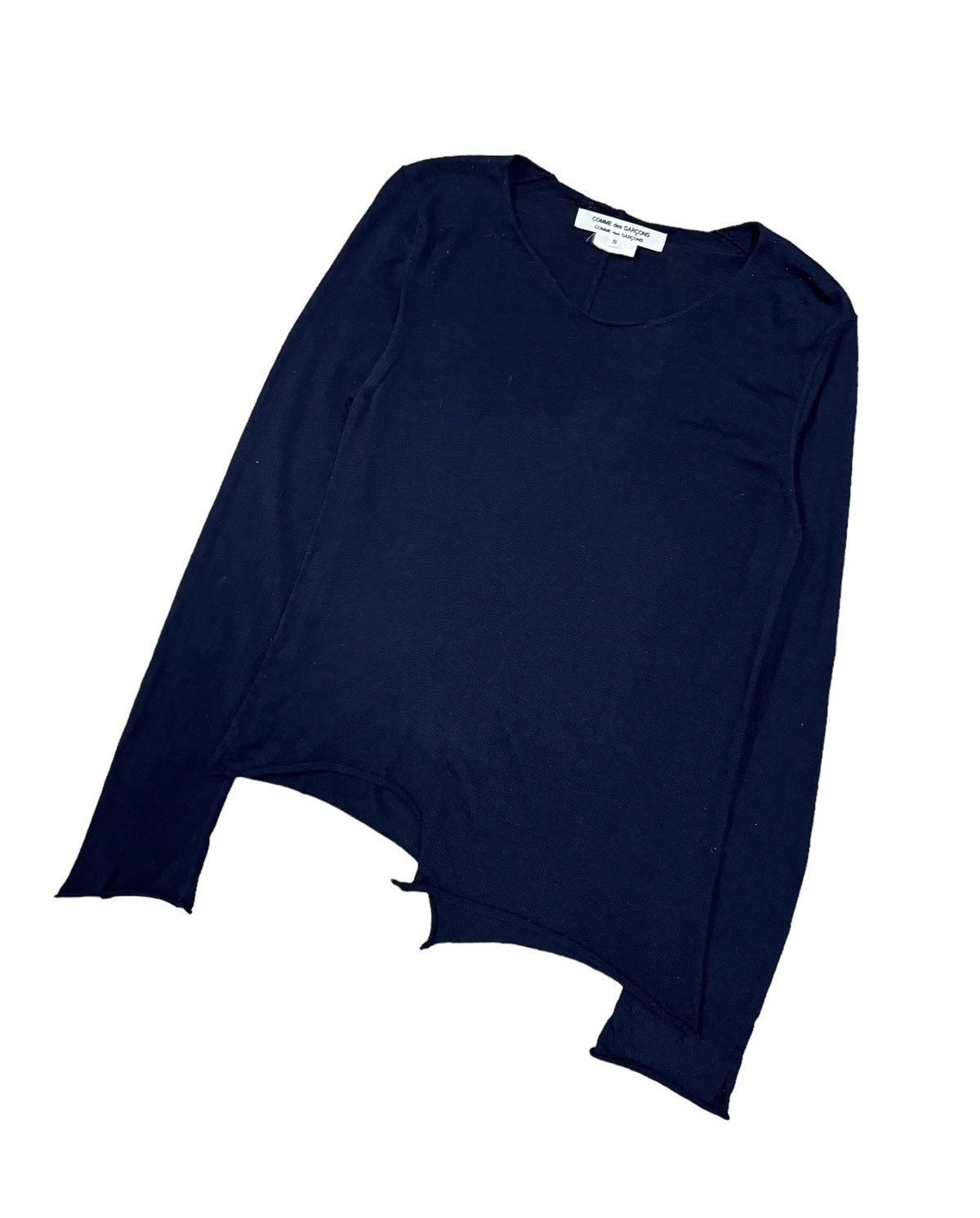 Comme des Garcons × Comme des Garcons Homme Plus Comme Des Garçons Knitwear Wool Jumper Asymmetric Shirt Size US S / EU 44-46 / 1 - 10 Thumbnail