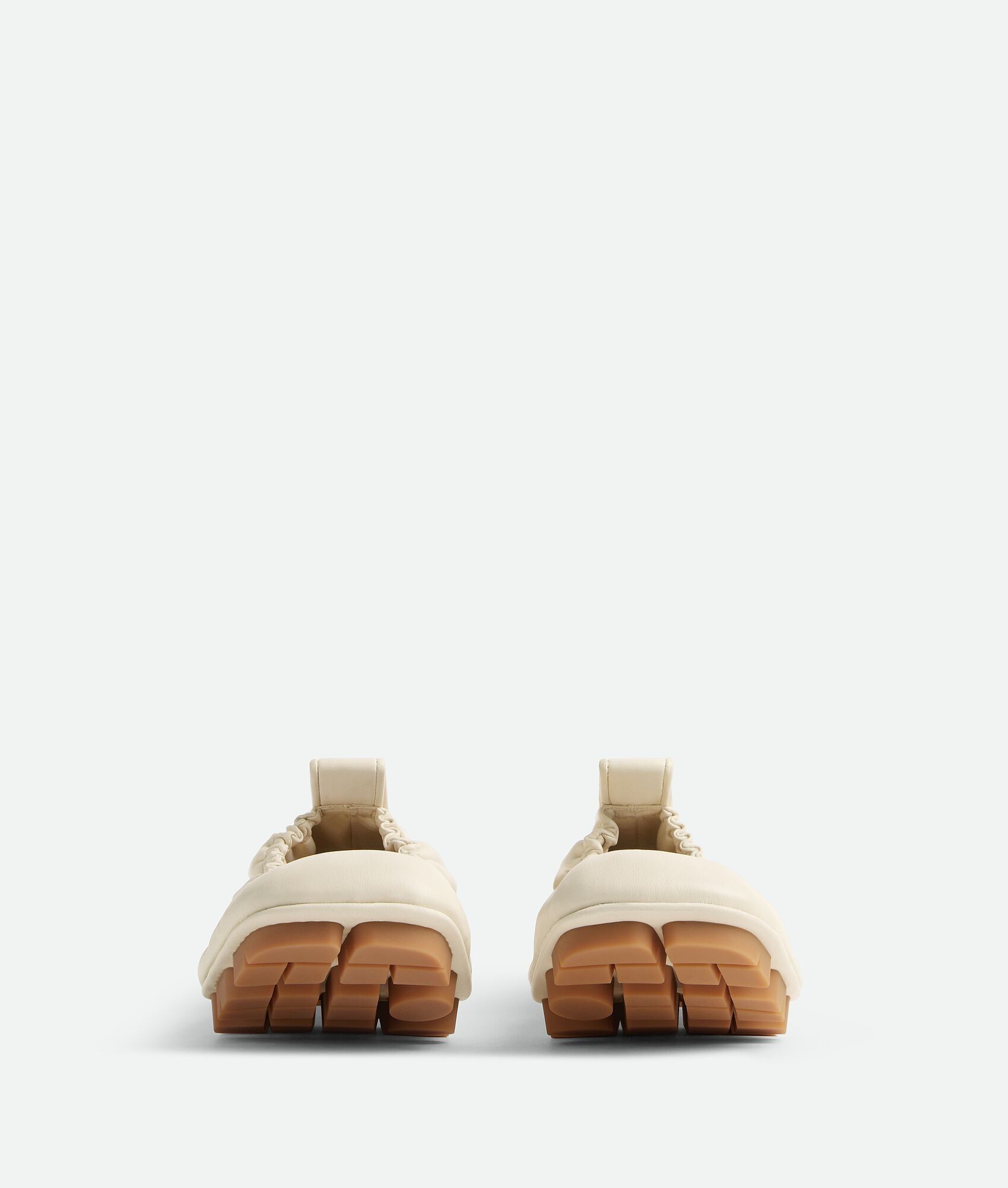 Bottega Veneta o1s1rm1025 Shore Ballerina in Sea Salt Size US 7 / IT 37 - 2 Thumbnail