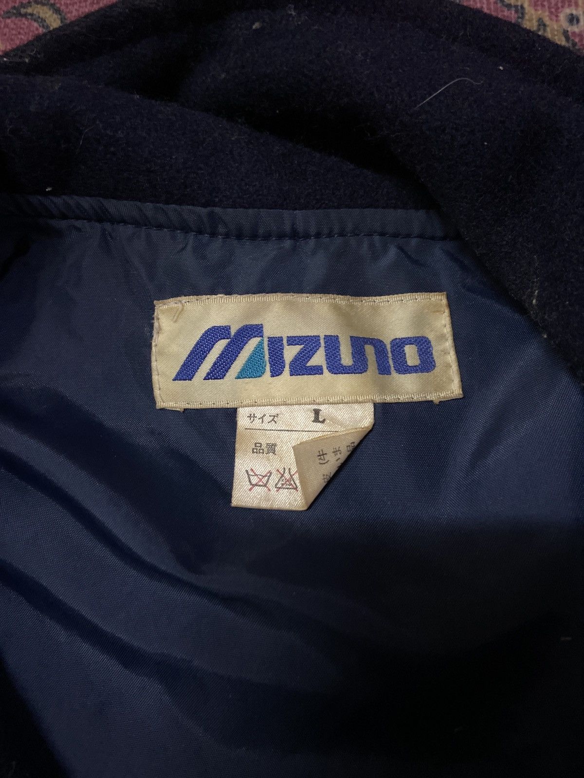 Mizuno × Vintage 👘SALE👘VINTAGE MIZUNO WOOL VARSITY JACKET Size US L / EU 52-54 / 3 - 7 Thumbnail