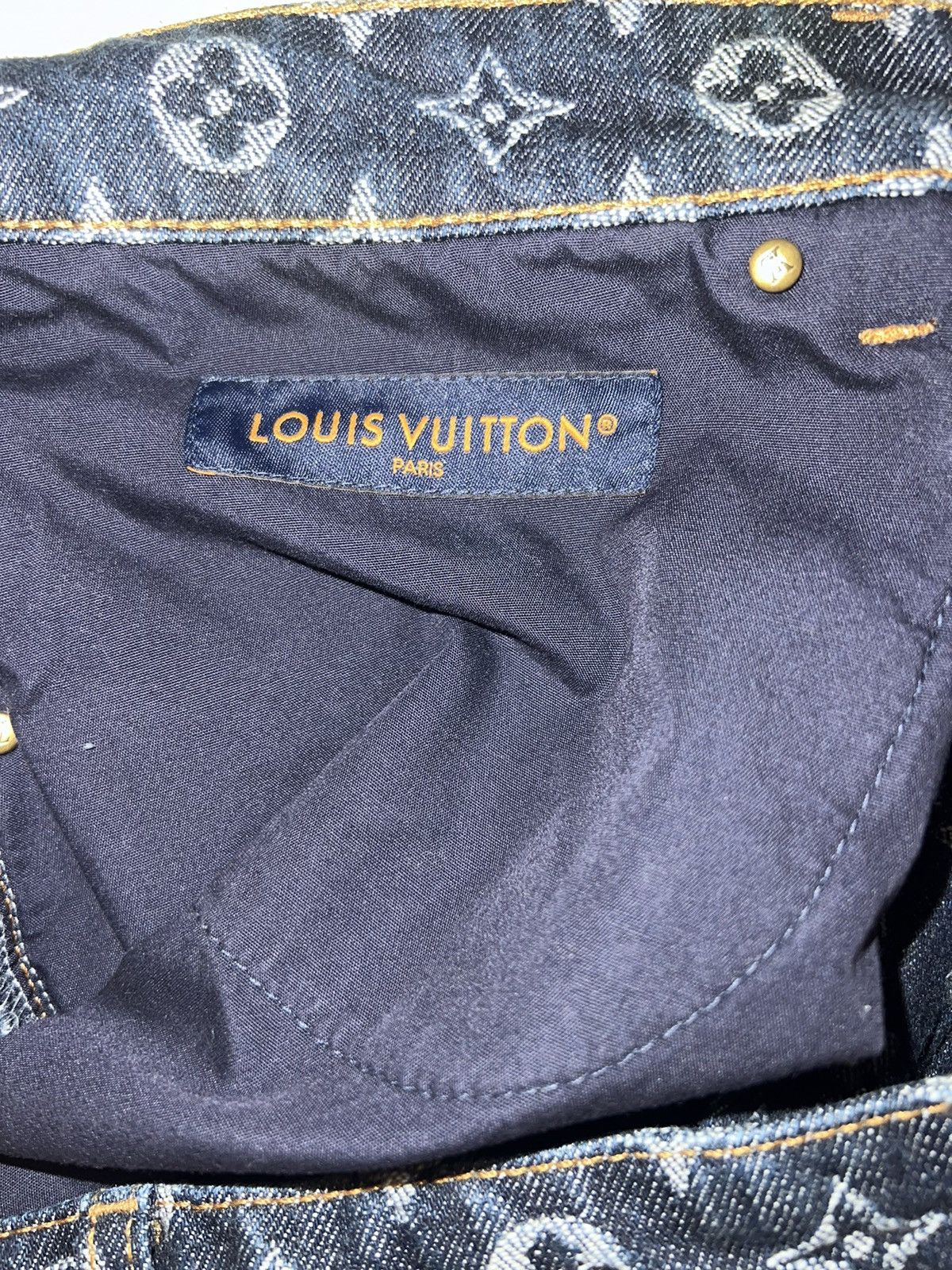 Louis Vuitton Louis Vuitton Monogram Denim Size US 40 / EU 56 - 12 Thumbnail