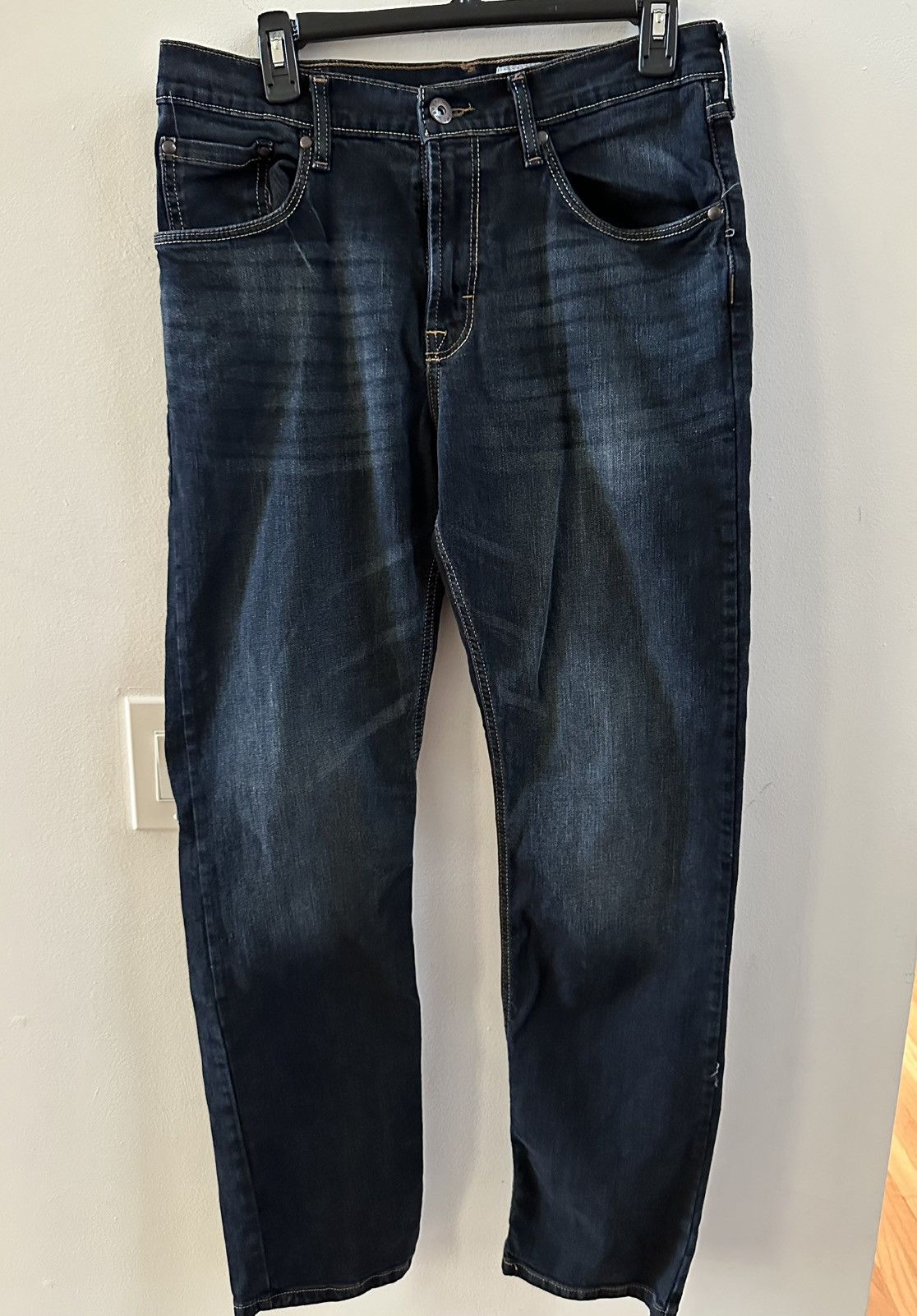 Wrangler Wrangler Slim Straight Jeans Size US 32 / EU 48 - 1 Thumbnail