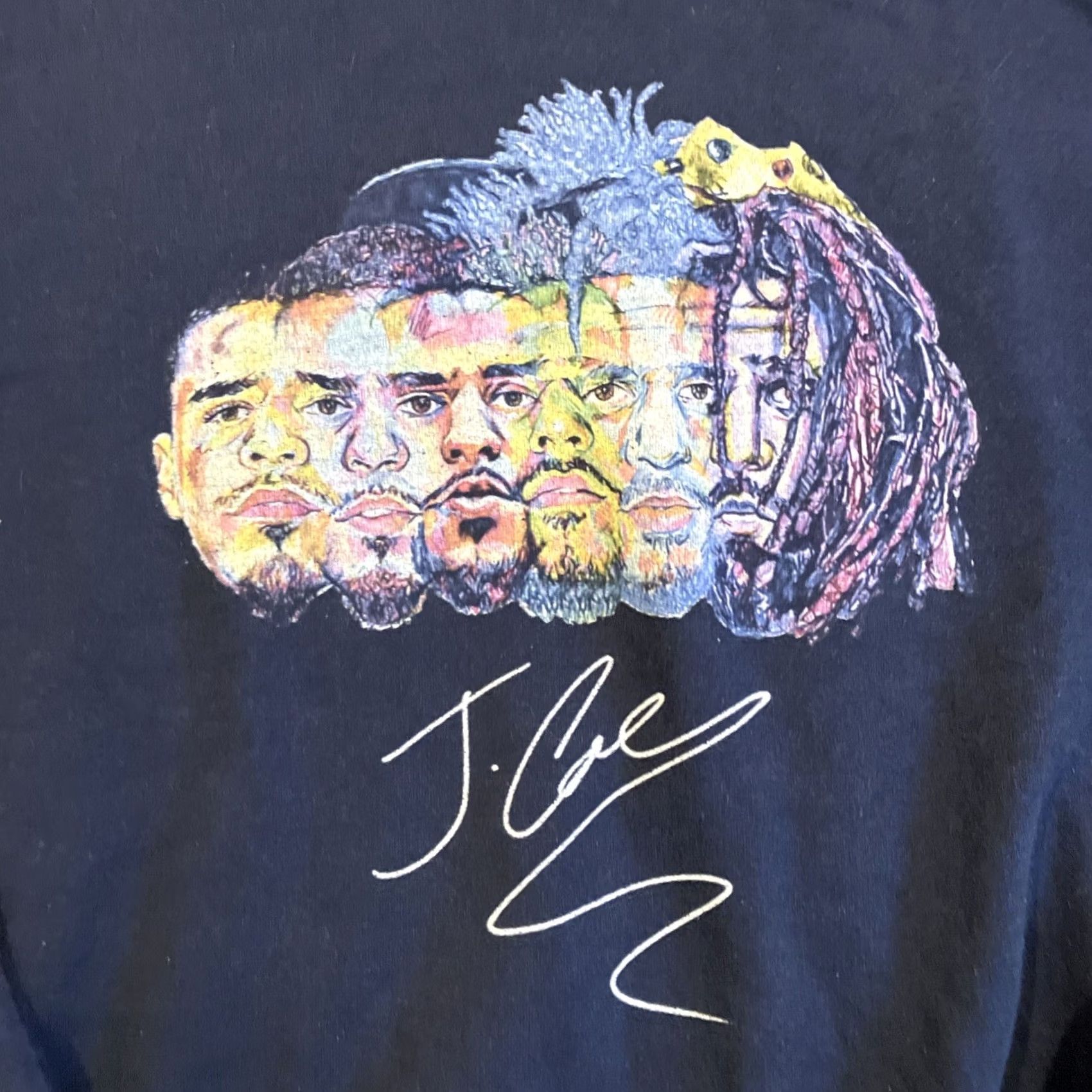 Gildan RARE J. COLE Evolution of J. Cole Graphic Crewneck Sweatshirt Medium Mens Blue M Gildan Size US M / EU 48-50 / 2 - 2 Thumbnail