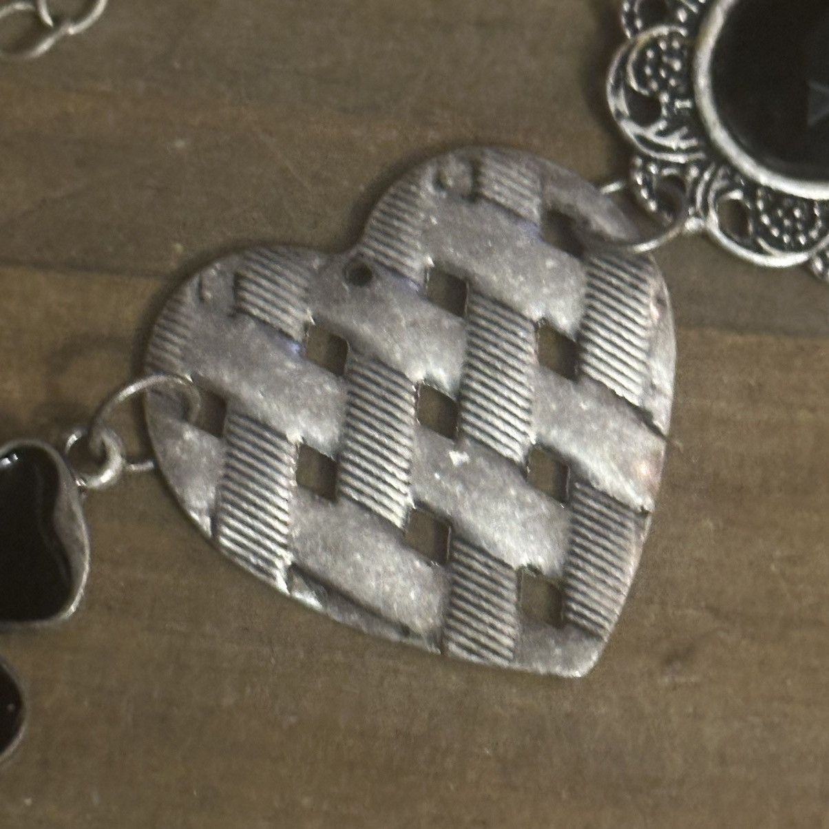 Other Silver tone charm link necklace Size ONE SIZE - 4 Thumbnail