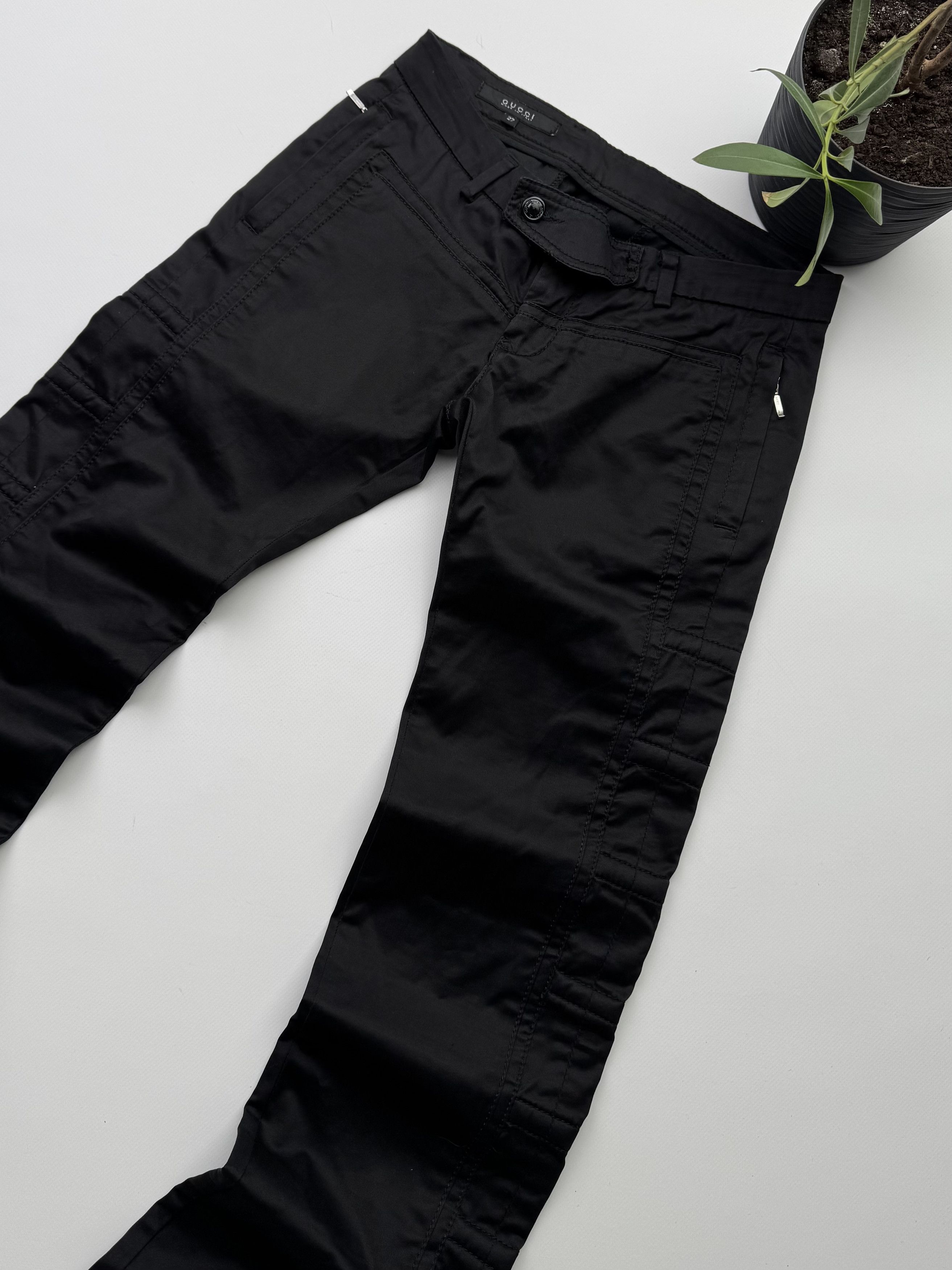 Gucci × Vintage Gucci Vintage Pants Size 27" / US 4 / IT 40 - 2 Thumbnail