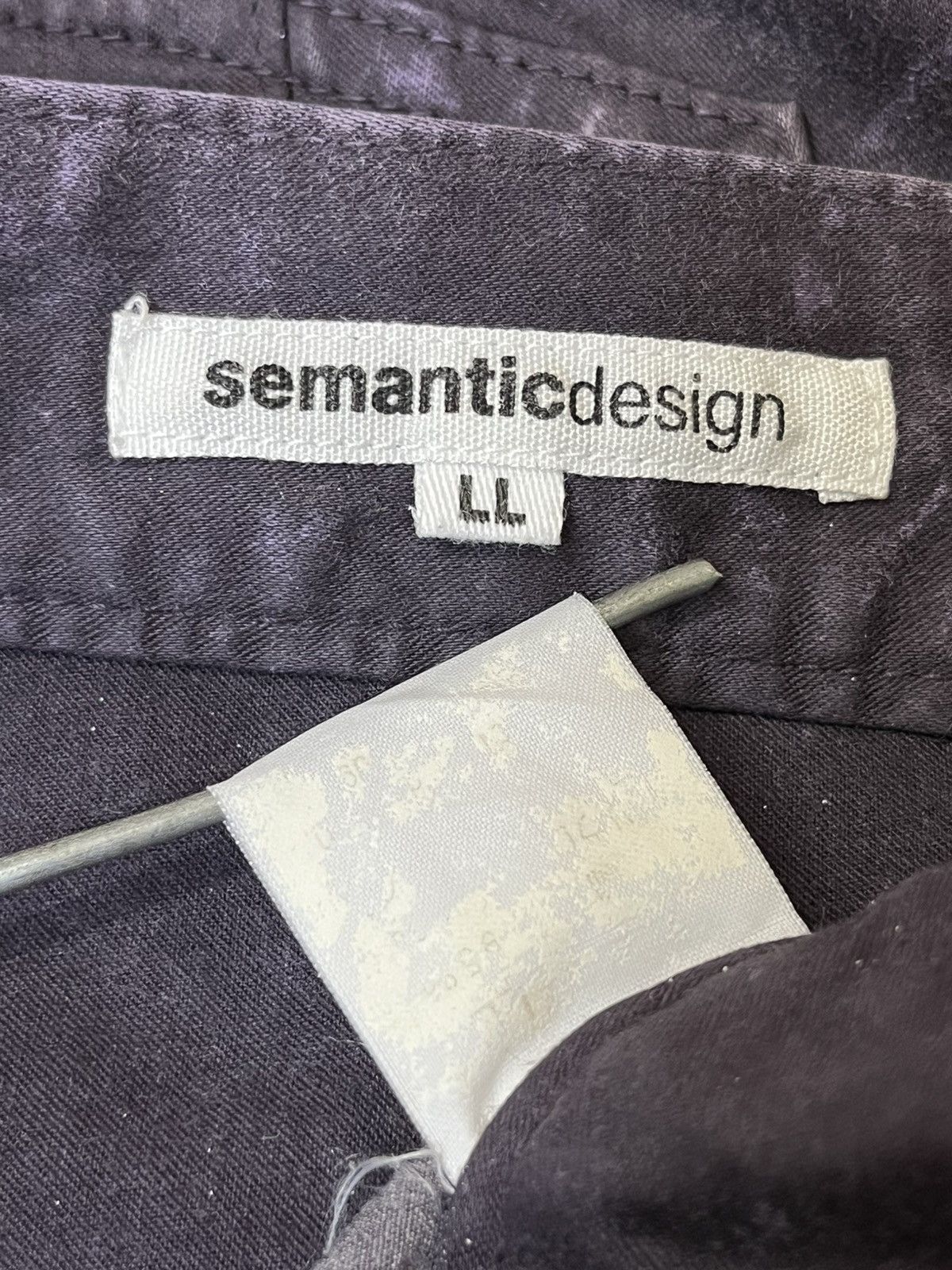 Tornado Mart FLARED🔥SICK VINTAGE SEMANTIC DESIGN TYE DYE FLARE JEANS Size US 34 / EU 50 - 17 Thumbnail