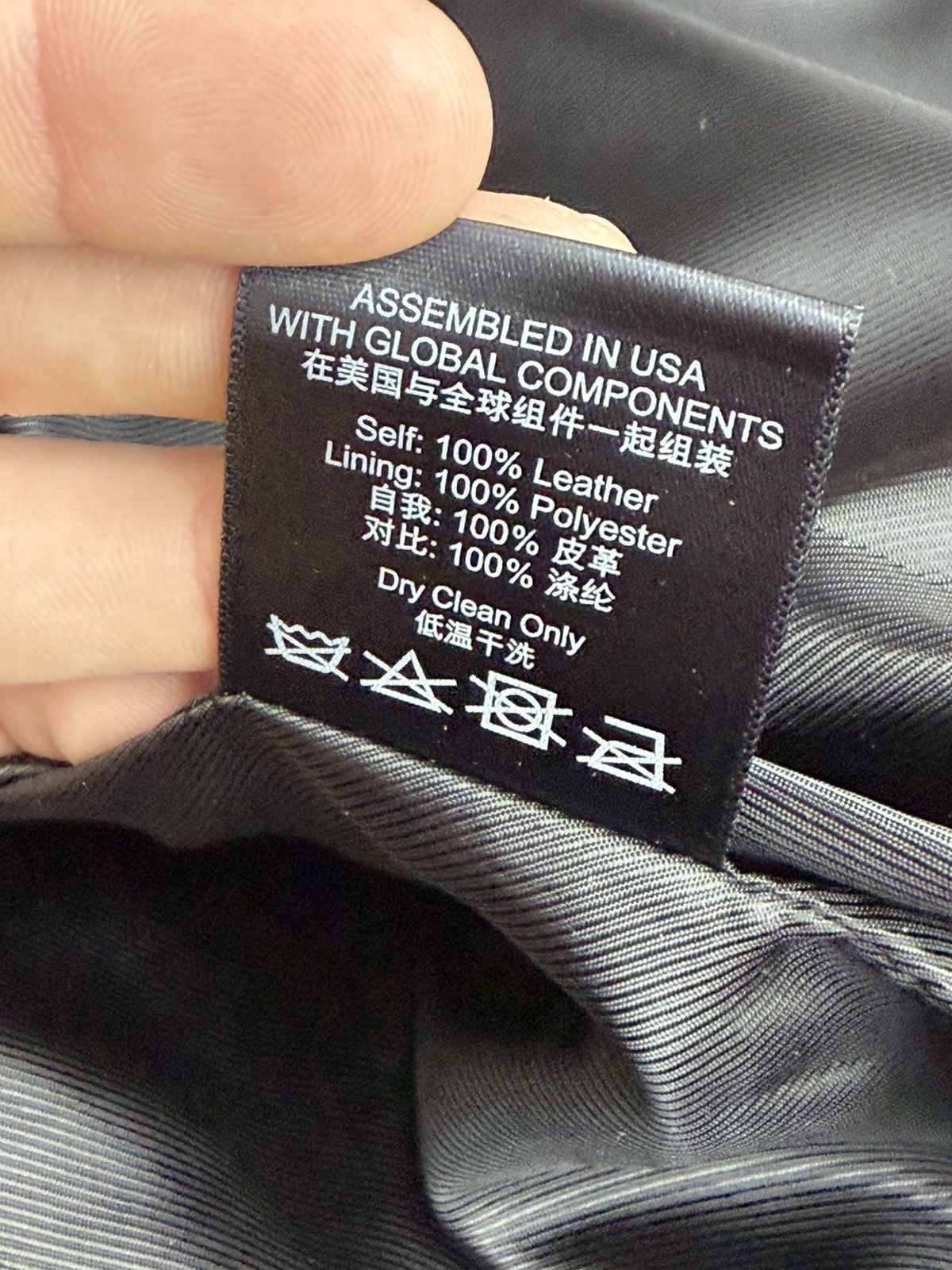 Rhude Size S - Rhude Newman Zip-Up Leather Jacket Retail $3,500 Size US S / EU 44-46 / 1 - 14 Thumbnail