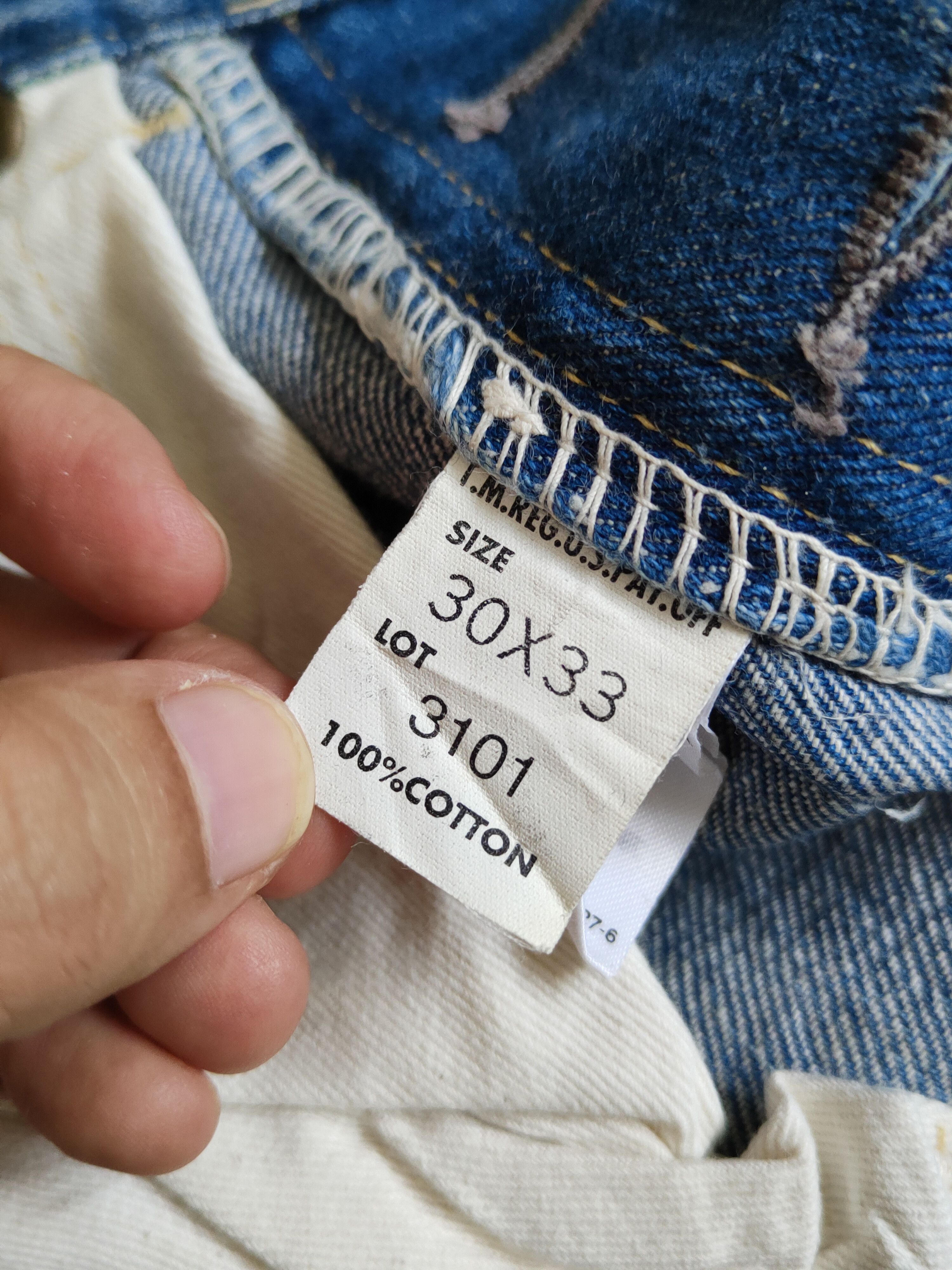 Japanese Brand Lee Blue Faded Distressed Ripped Jeans #S2237 Size US 30 / EU 46 - 15 Thumbnail