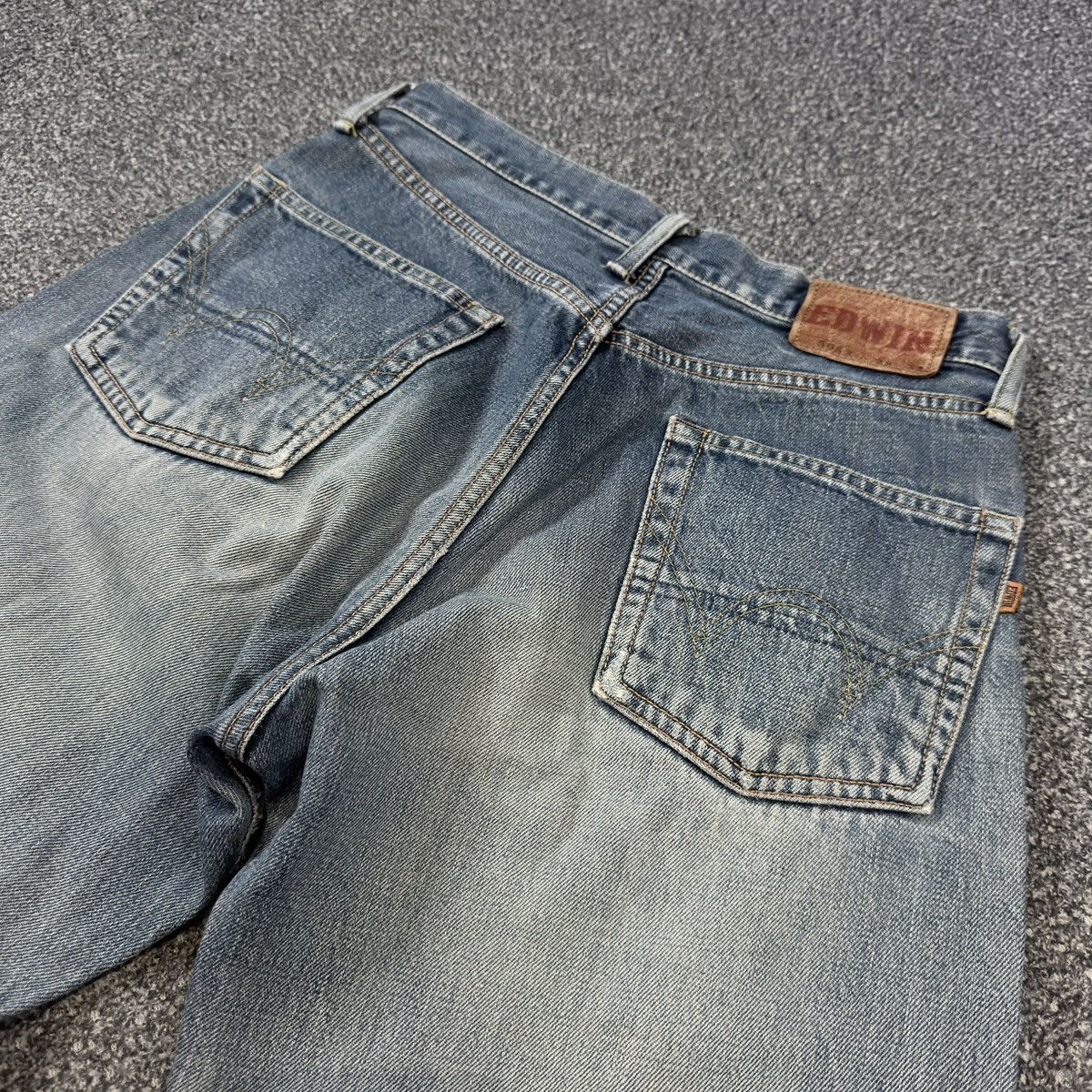 Kapital 🇯🇵 Vintage 90s Selvedge Edwin 505xx Distressed Denim Size US 28 / EU 44 - 8 Thumbnail