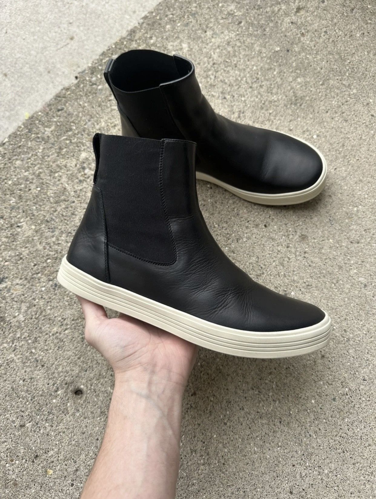 Rick Owens Rick Owens Mastodon Elastic Boots Size US 8 / EU 41 - 1 Thumbnail