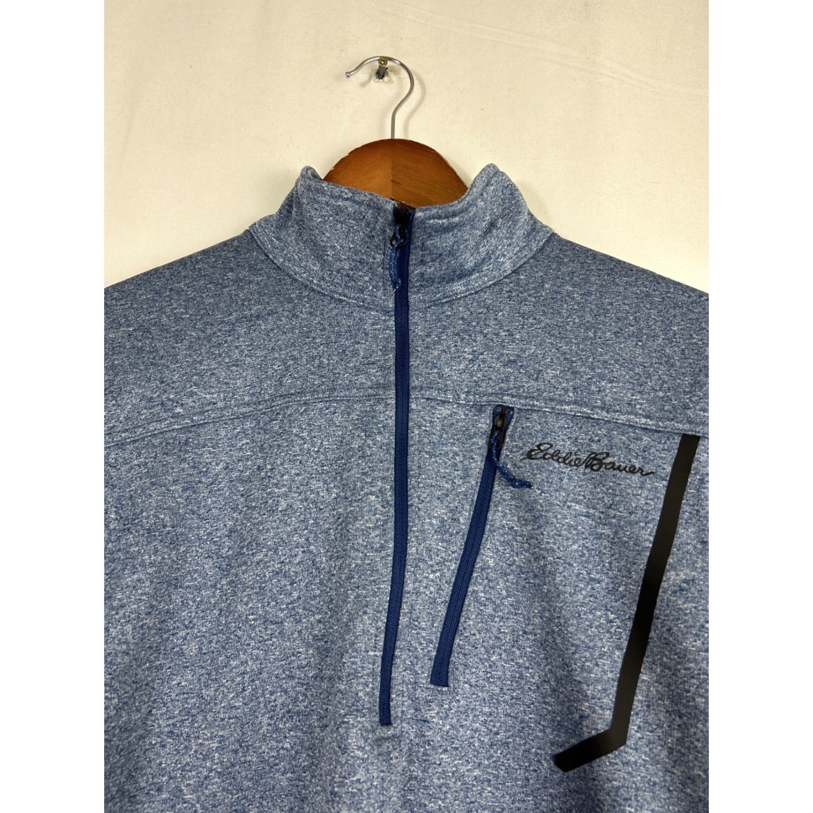 Eddie Bauer VINTAGE Eddie Bauer 1/4 Zip Pullover Blue Long Sleeve Small Mens First Ascent Sweater Size US S / EU 44-46 / 1 - 5 Thumbnail