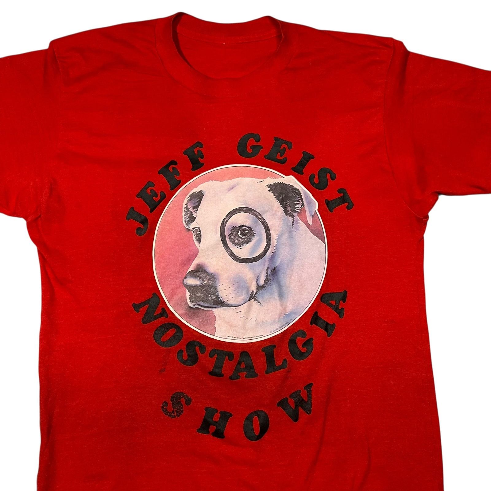 Vintage 1975 Jeff Geist Nostalgia Show Pete the Pup faded tee Size US M / EU 48-50 / 2 - 2 Thumbnail
