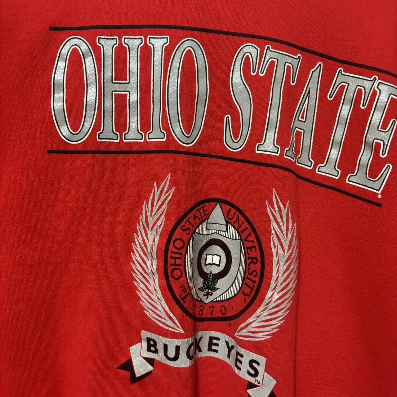Hanes Vintage Y2k Ohio State Crest Buckeyes Sweatshirt Size US XL / EU 56 / 4 - 2 Thumbnail
