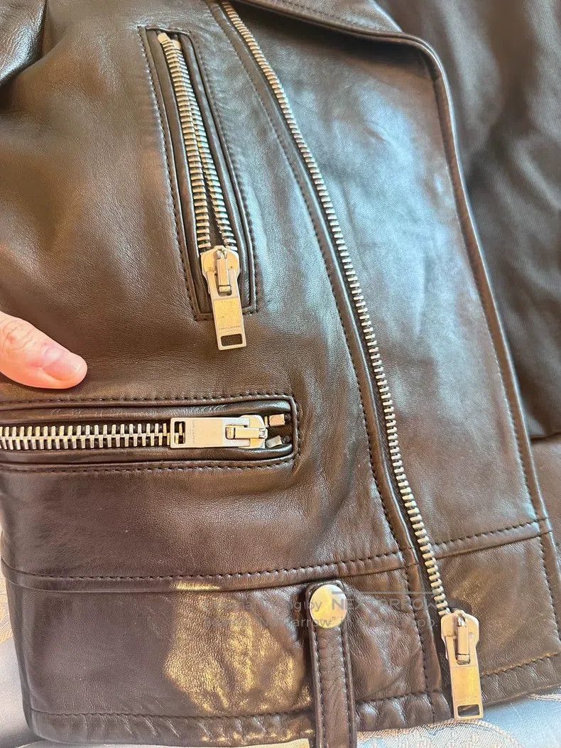 Saint Laurent Paris Saint Laurent Paris Classic Biker Lamb Leather Jacket Size XS / US 0-2 / IT 36-38 - 6 Thumbnail