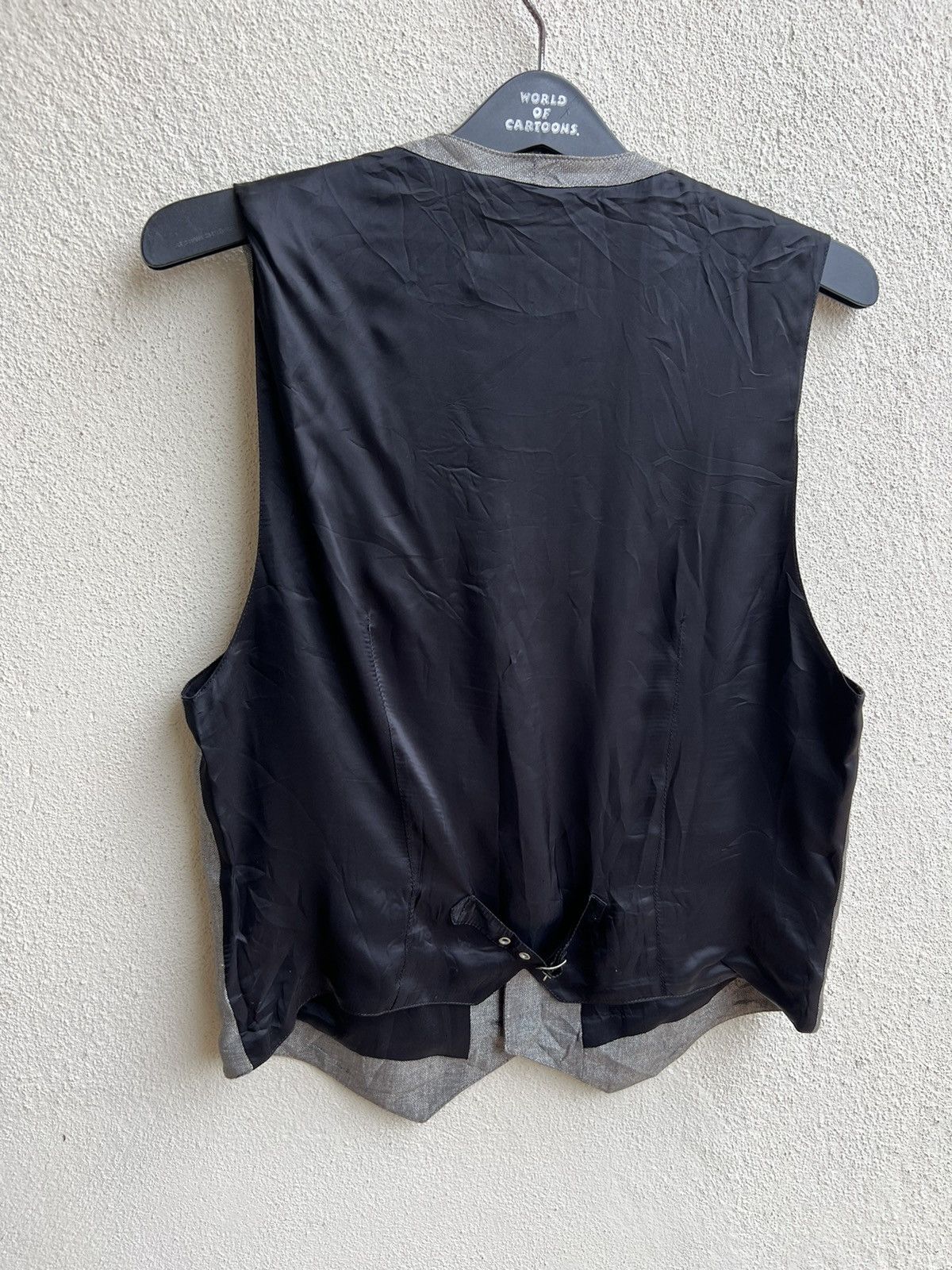Versace Vintage 90s Gianni Versace Versus Linen Vest Size US M / EU 48-50 / 2 - 19 Thumbnail