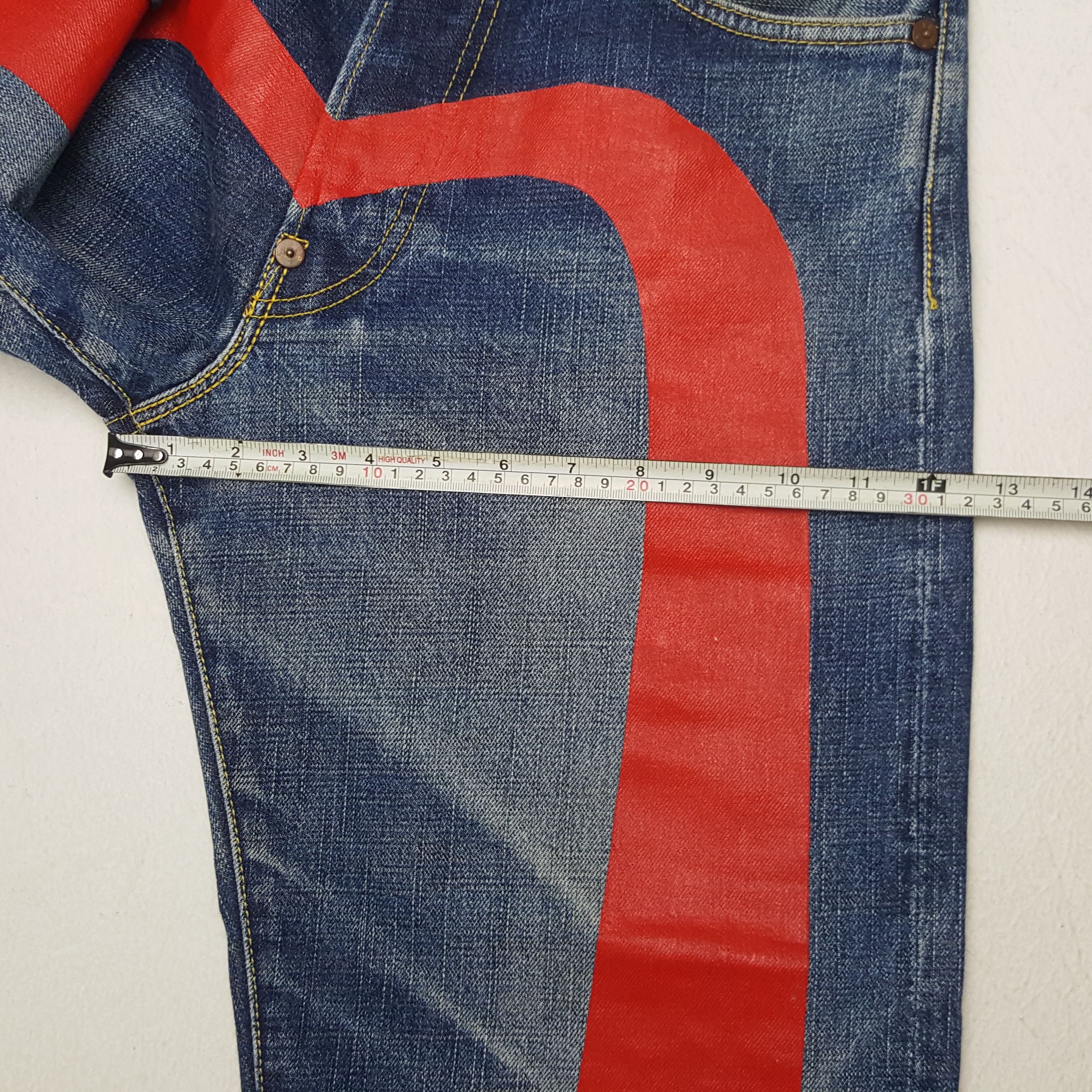 Evisu × Japanese Brand × Vintage Vintage Evisu Paris Japanese Brand Daicock Custom Denim Jean Size US 28 / EU 44 - 12 Thumbnail