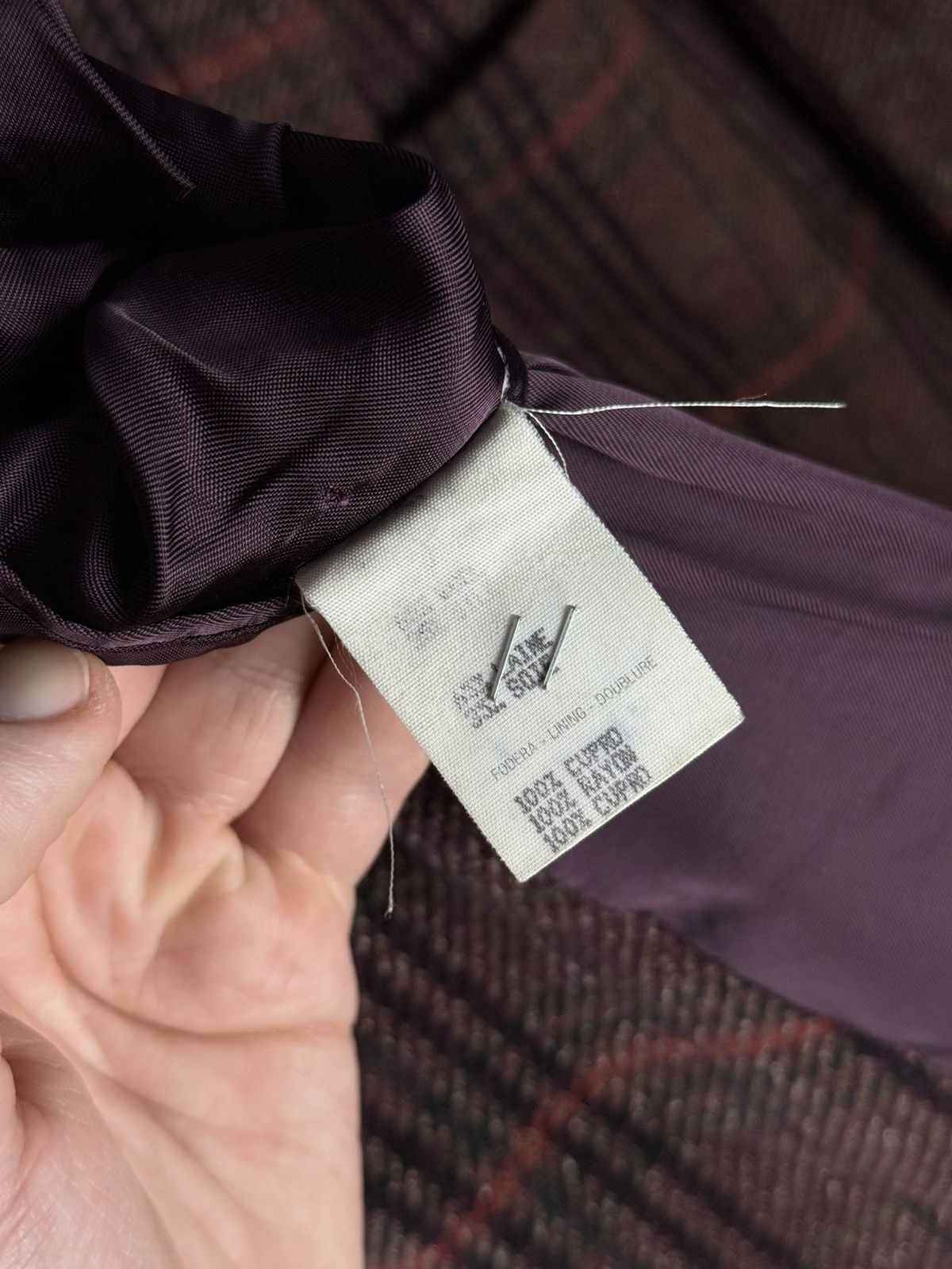Versace Vintage Gianni Versace 80s-90s Double Breasted Blazer Wool Size 50R - 11 Thumbnail