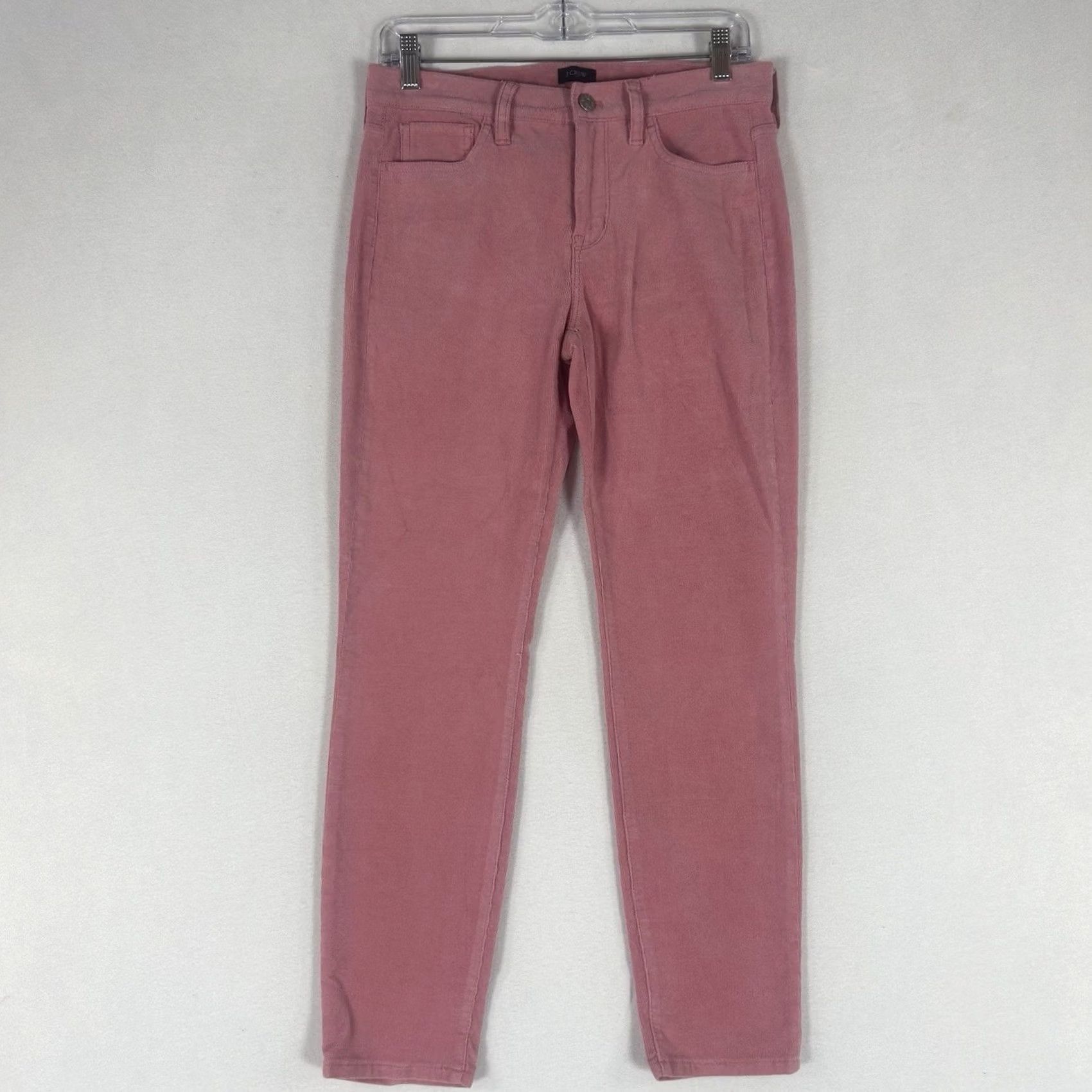 J.Crew J.Crew Corduroy Chino Pants Womens 26 Pink Casual Mid Rise Workwear Office Prep Chino Pants Stretch Regular Womens Size 26" / US 2 / IT 38 - 2 Thumbnail