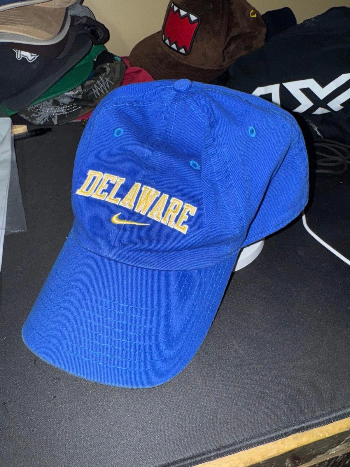 Nike Vintage Y2K Nike Heritage86 Dri-Fit UDelaware Swoosh Cap Size ONE SIZE - 2 Thumbnail