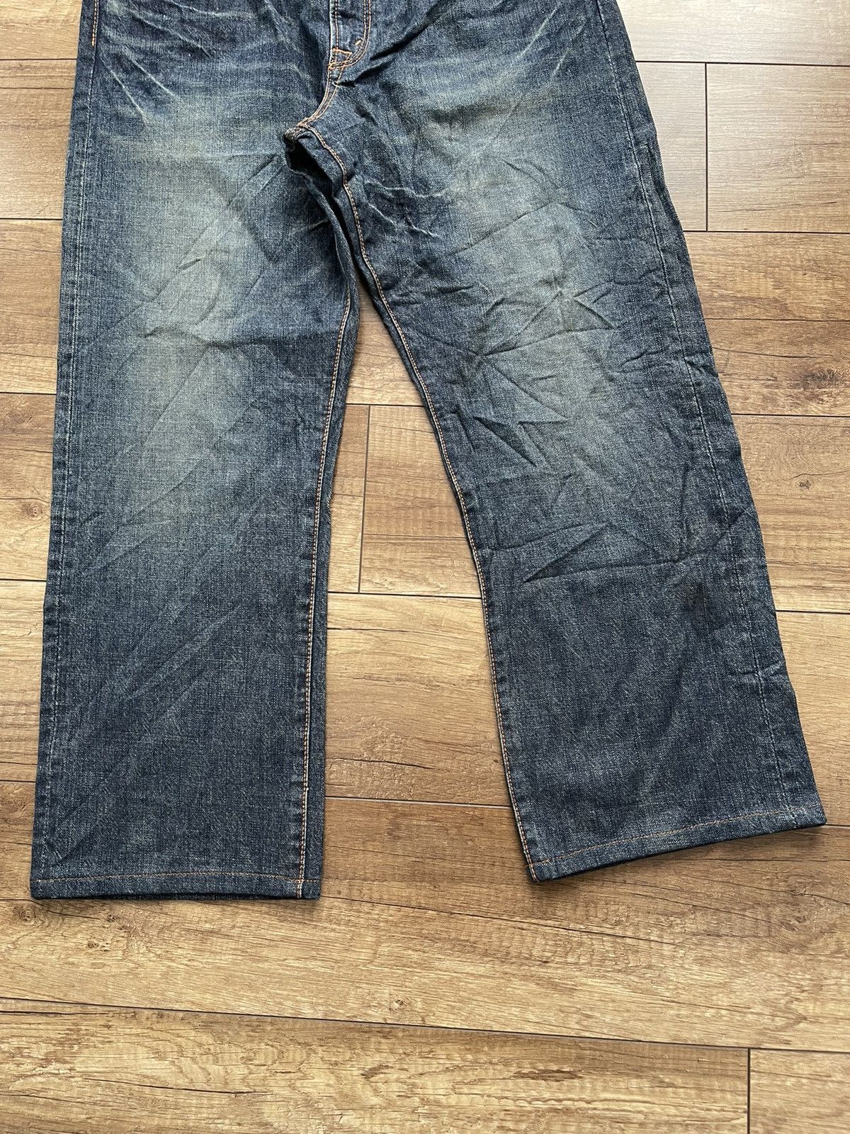 Vintage GL Heart Japan Vintage Denim Jeans Pants Cropped Size US 33 - 7 Thumbnail