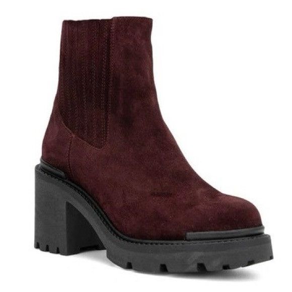 Aquatalia NEW Aquatalia Suede Chelsea Boot in Oxblood 8.5 Size US 8.5 / IT 38.5 - 1 Thumbnail
