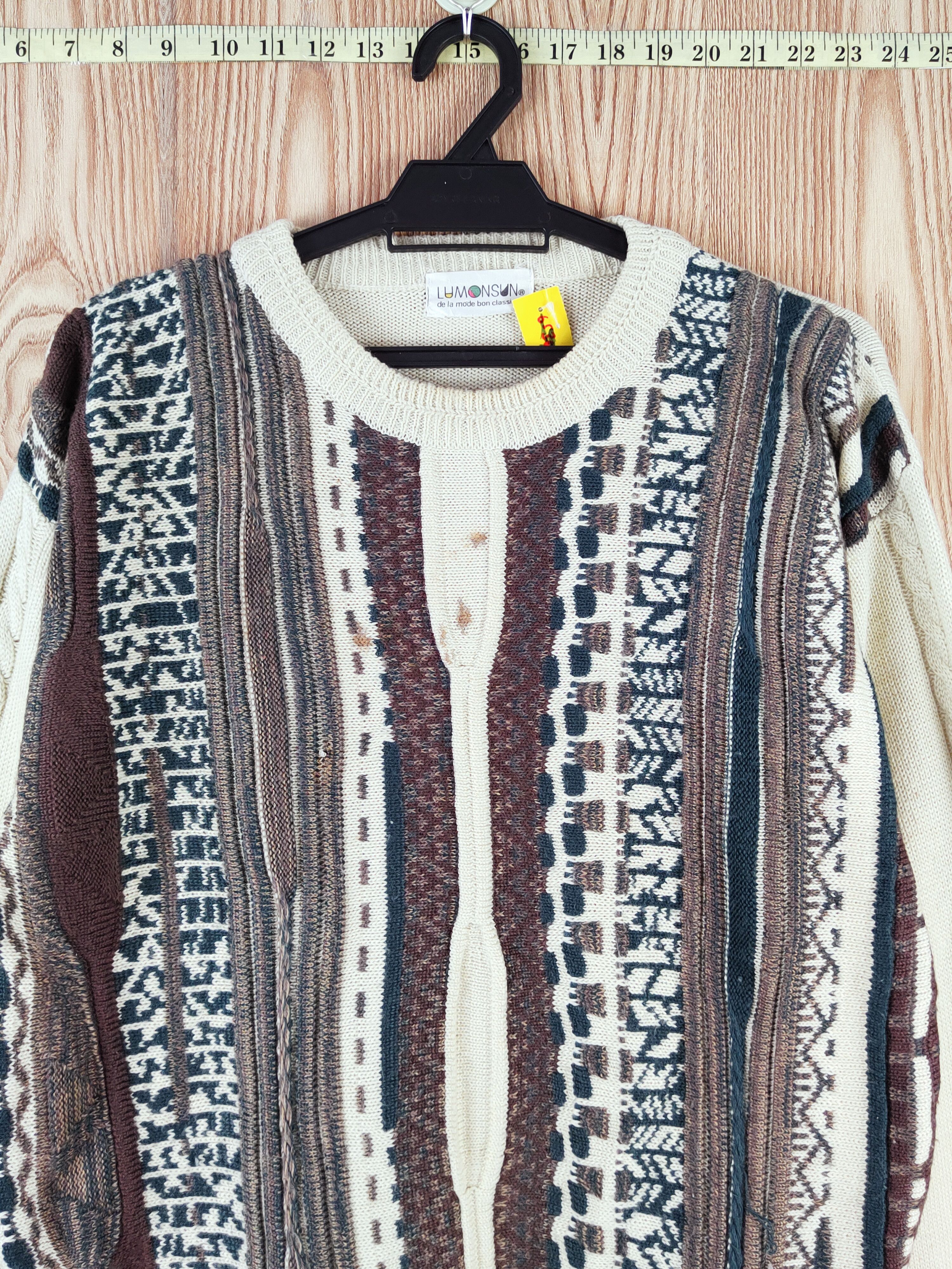 Homespun Knitwear Lamonsun Ivory vintage Knitwear Sweatshirts#W057 Size US M / EU 48-50 / 2 - 2 Thumbnail