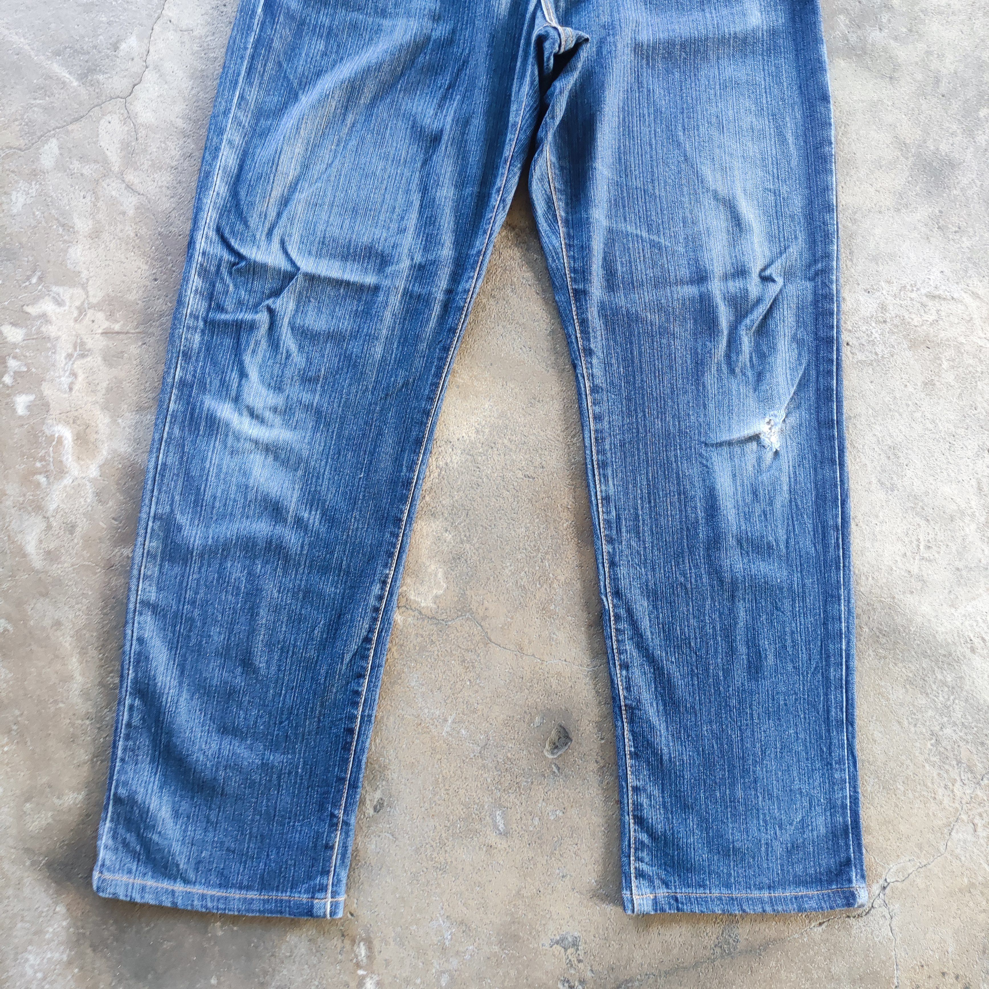 Edwin Vintage Edwin Brand Buggy Jeans Ripped Pants Size US 31 - 4 Thumbnail
