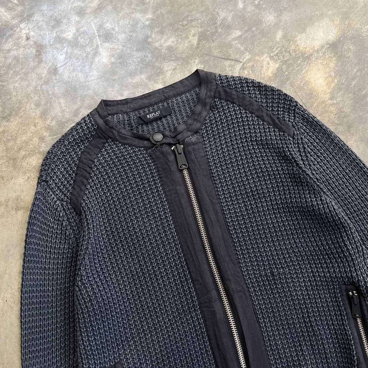Replay Replay Rick Owen Style Zip Knitwear jacket Size US L / EU 52-54 / 3 - 2 Thumbnail
