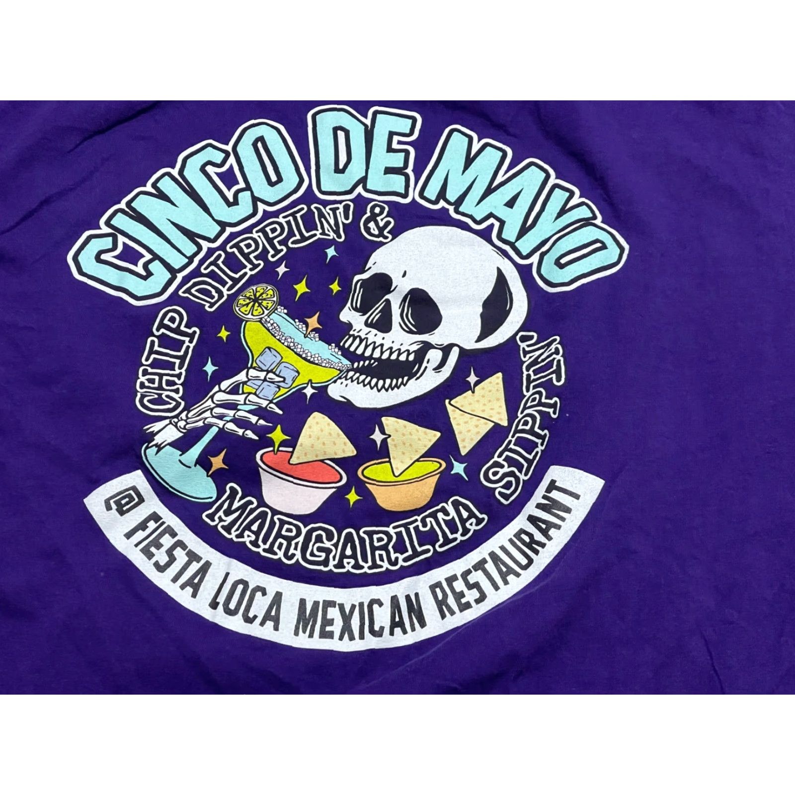 Gildan Gildan Shirt Mens Size Large Blue Cinco De Mayo T-Shirt Crew Neck Short Sleeve Regular Shirt Men Size US L / EU 52-54 / 3 - 6 Thumbnail