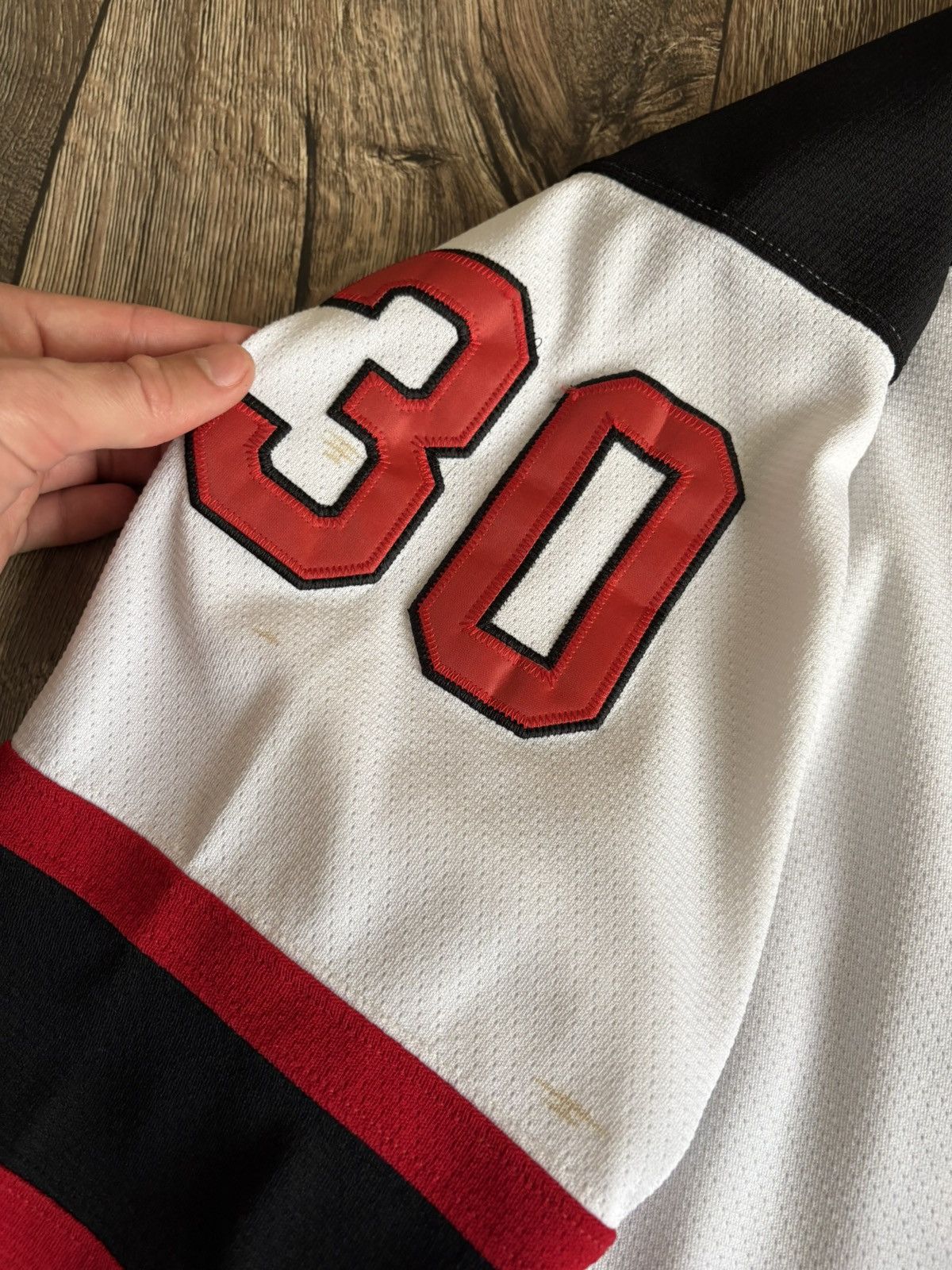 Ccm CCM New Jersey Devils Vintage Hockey NHL Jersey #30 Brodeur Size US M / EU 48-50 / 2 - 14 Thumbnail
