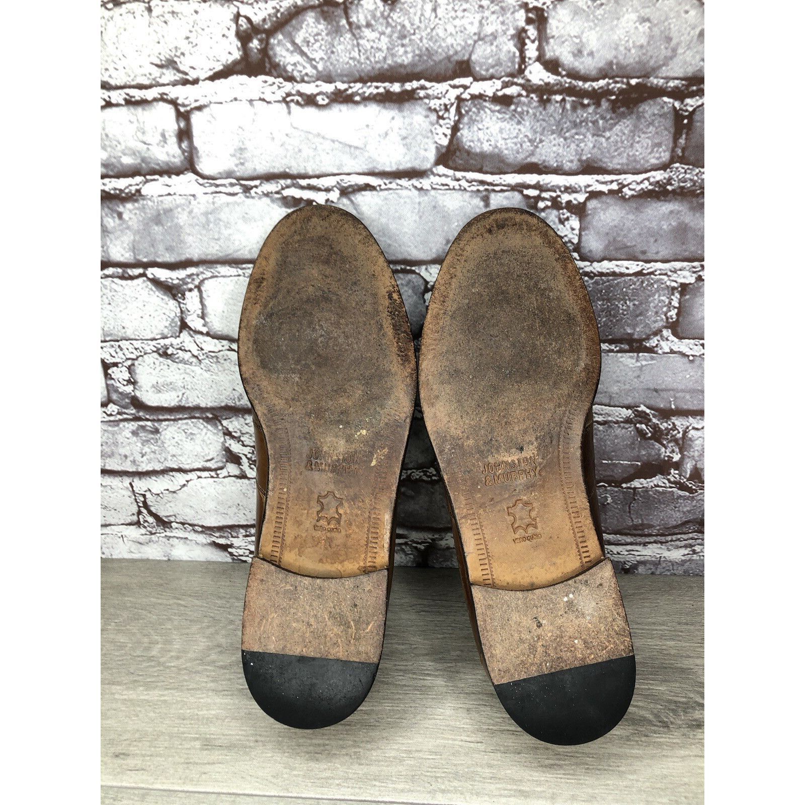 Johnston & Murphy Johnston & Murphy Brown Leather Tassel Loafers Dress Shoes M Size US 11 / EU 44 - 9 Thumbnail