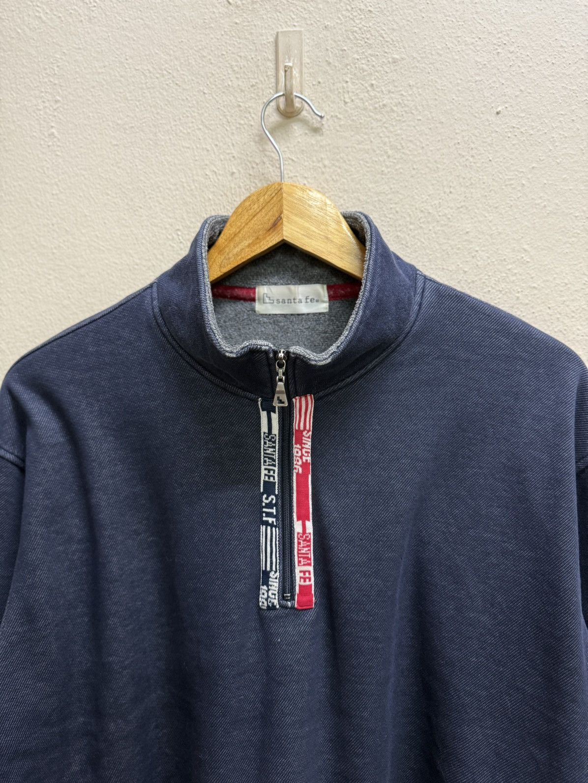 Vintage Santa Fe Fleece Lined Halfzipper Sweatshirt Size US L / EU 52-54 / 3 - 18 Thumbnail