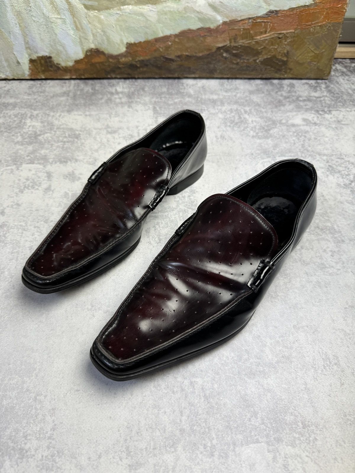 Prada Prada Y2K Leather Luxury Classic Formal Loafers 90s  display picture 1