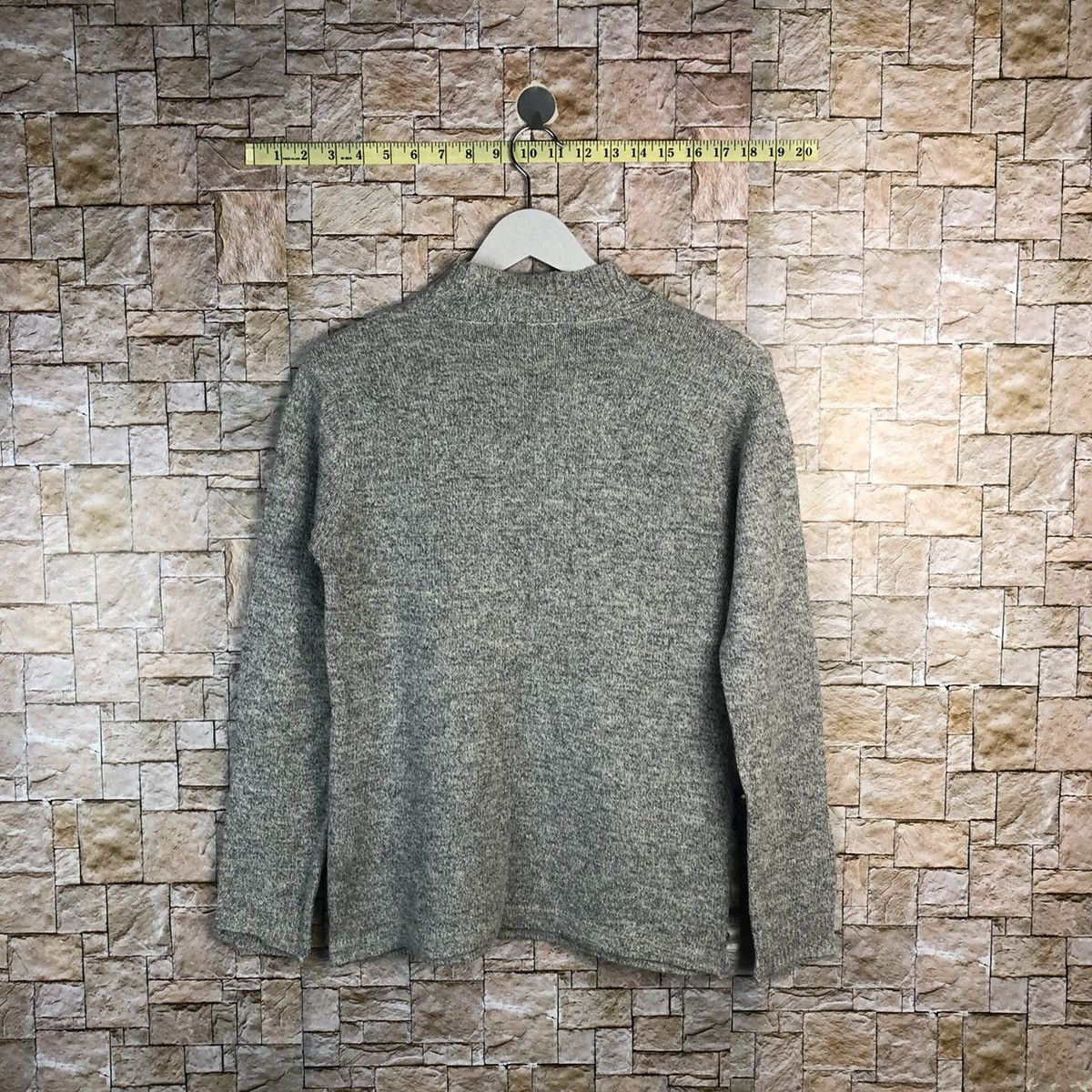 Homespun Knitwear × Japanese Brand Mocha Giene Grey Knitwear #A909 Size S / US 4 / IT 40 - 12 Thumbnail