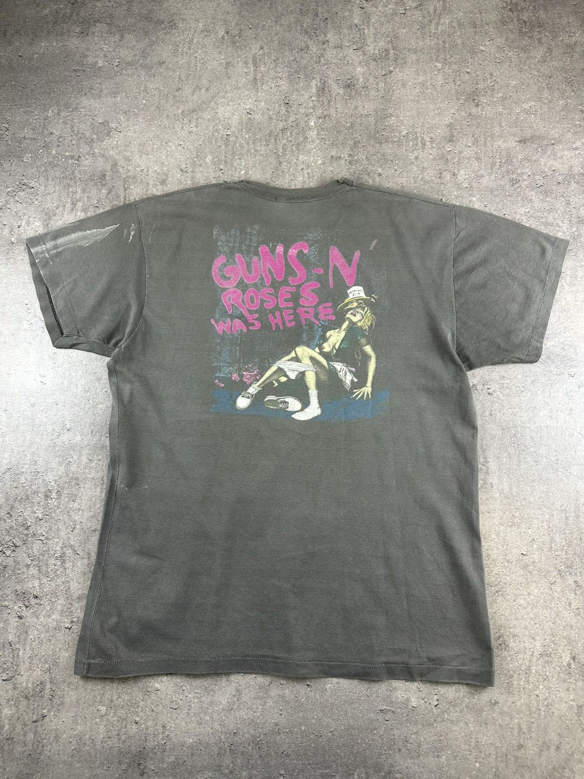 Guns N' Roses T-Shirt tee Gun’s N’ roses 1987 was here merch hardcore Size US L / EU 52-54 / 3 - 6 Thumbnail