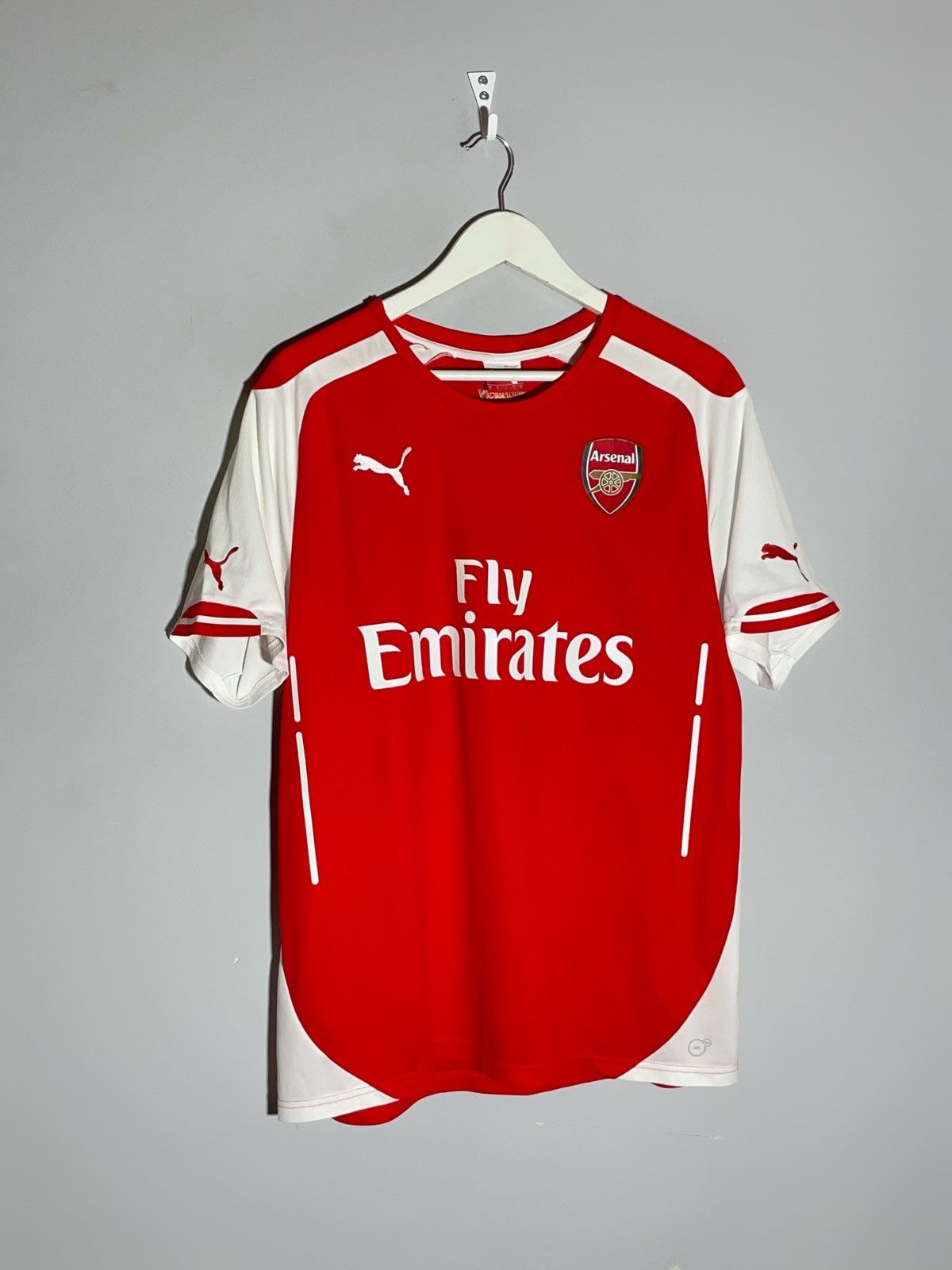 Puma Arsenal FC Puma 2014/15 Home Y2k Streetwear Football Shirt Size US L / EU 52-54 / 3 - 2 Thumbnail