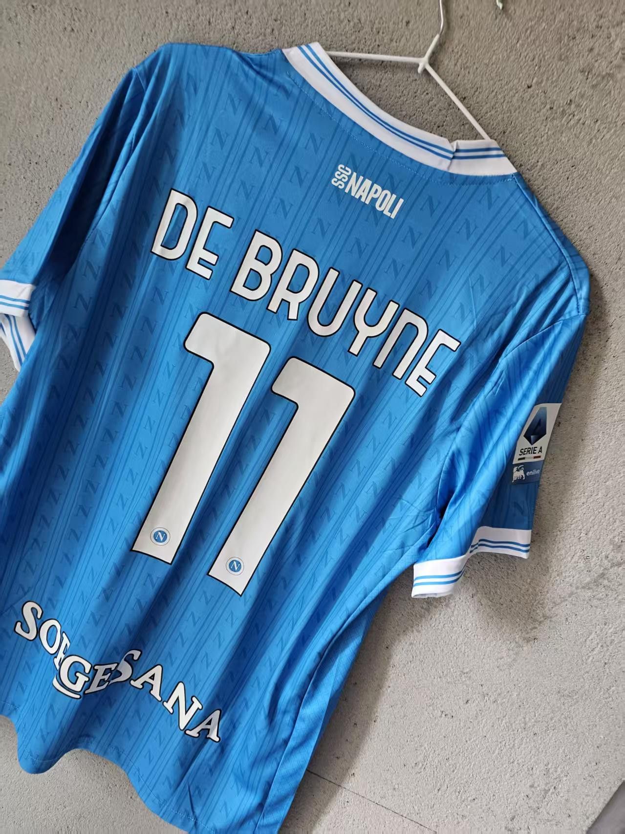 Other 2025 26 Napoli #11 Kevin De Bruyne Jersey Home Size US S / EU 44-46 / 1 - 3 Thumbnail