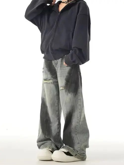 Japanese Brand Fukuoka x Hatsu Paint Style denim Pant Size US 32 / EU 48 - 6 Thumbnail