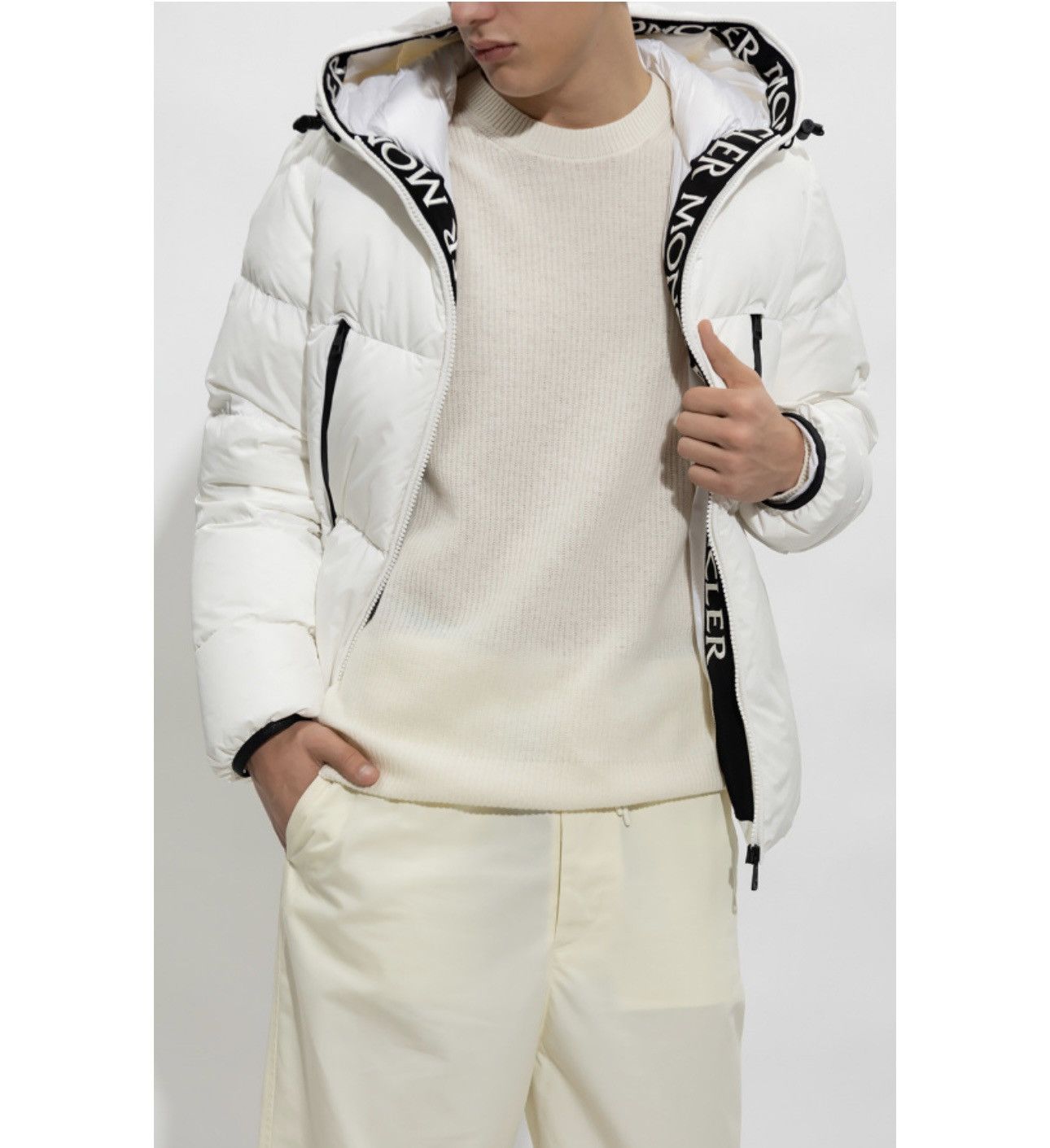 Moncler Moncler white down Parka Jacket Size US S / EU 44-46 / 1 - 1 Thumbnail