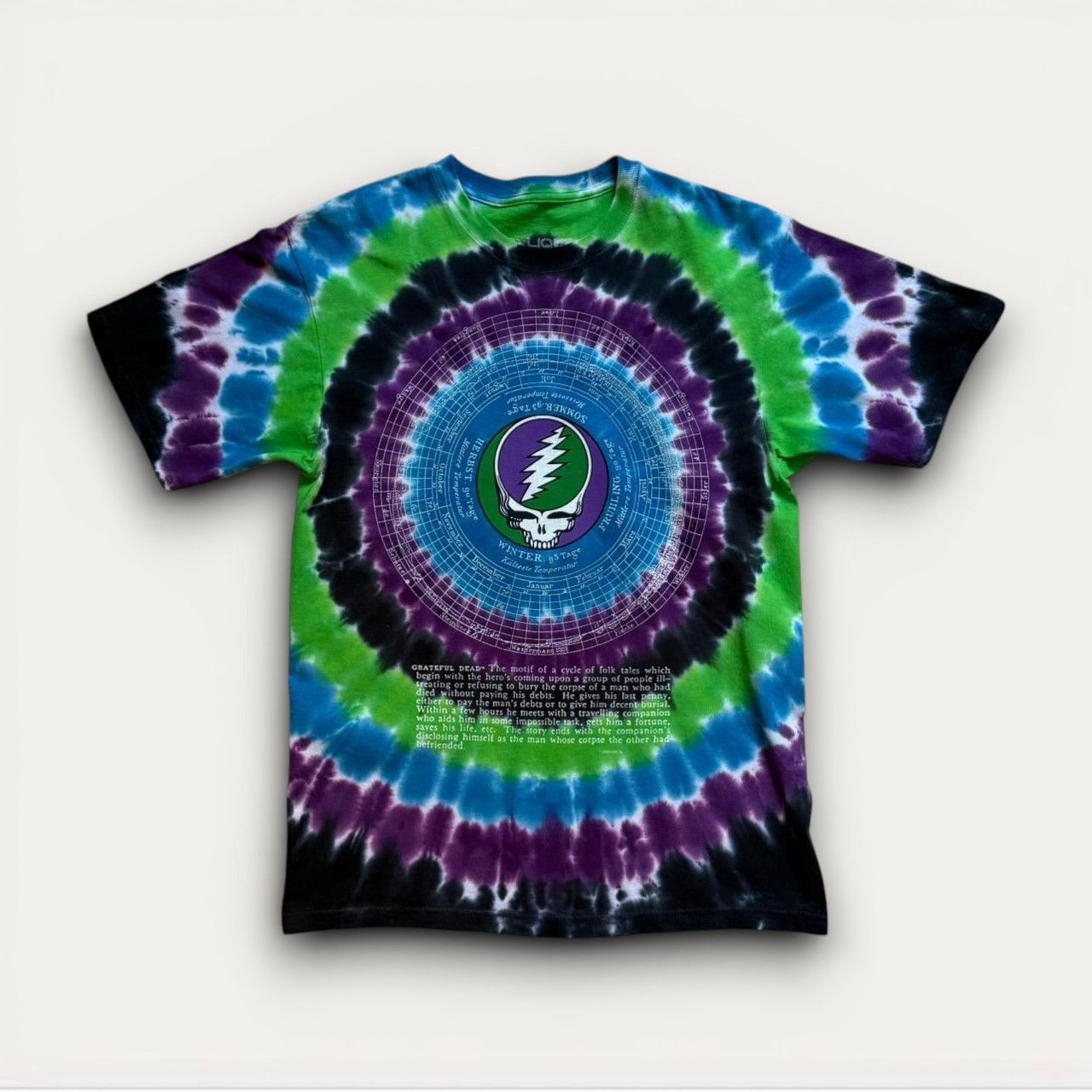 Grateful Dead × Liquid Blue Vintage 2000 Grateful Dead Calendar T-Shirt Size US M / EU 48-50 / 2 - 1 Thumbnail