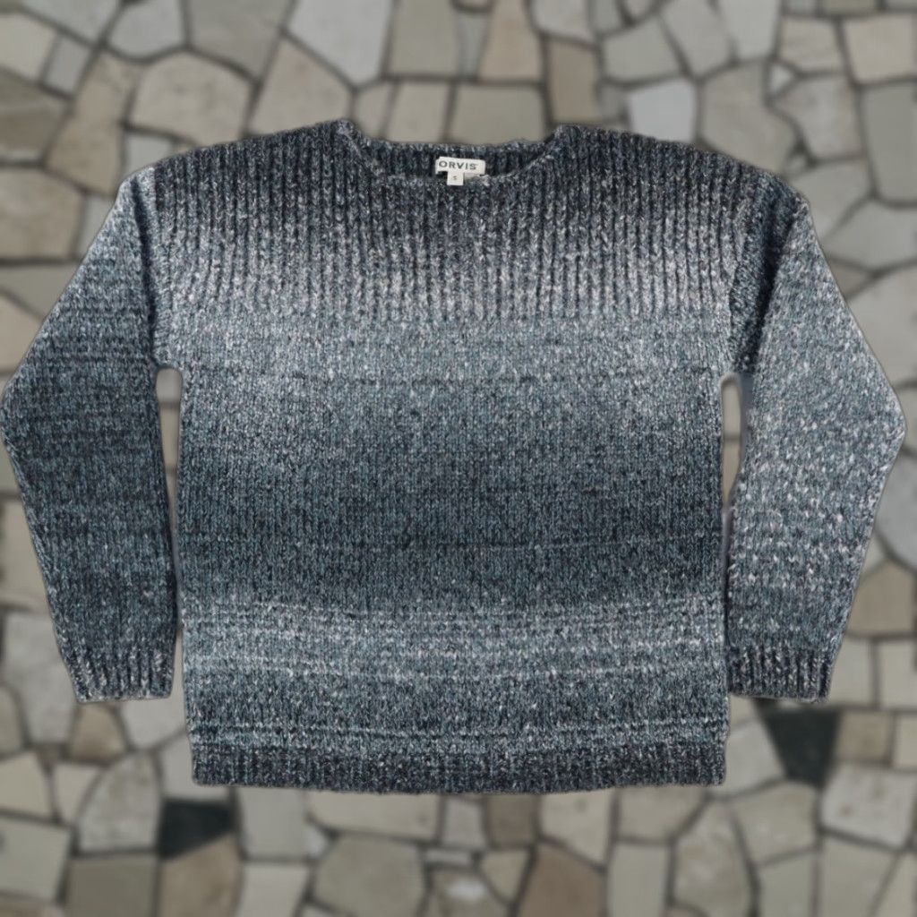 Orvis Orvis Artisan Crewneck Ombre Long Sleeve Sweater Green Women's S Size S / US 4 / IT 40 - 1 Thumbnail