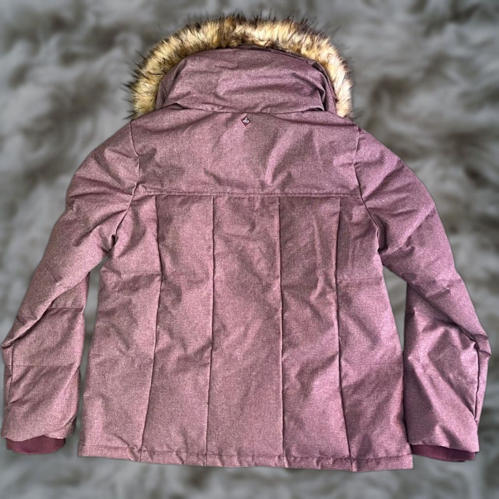 Prana Prana Jasmine Jacket Womens XL Purple Down Faux Fur Collar Winter Full Zip Size XL / US 12-14 / IT 48-50 - 1 Thumbnail