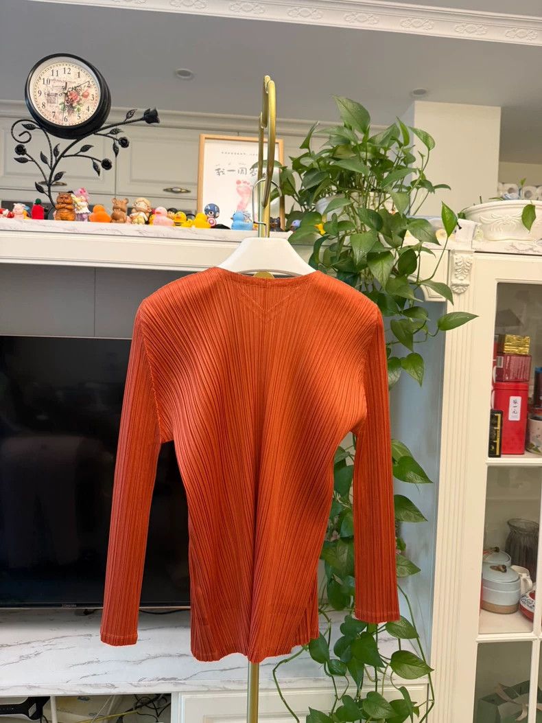 Issey Miyake Issey Miyake size:3 Pumpkin-colored cardigan Size XS / US 0-2 / IT 36-38 - 5 Thumbnail