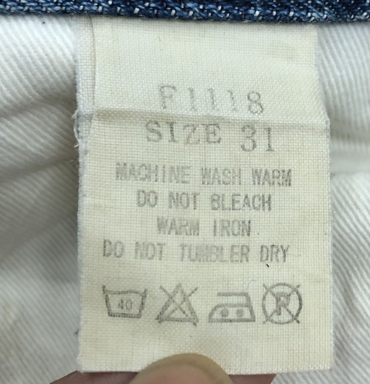 FOB Factory Vintage FOB Factory Made In Japan Denim Pants Size US 33 - 16 Thumbnail