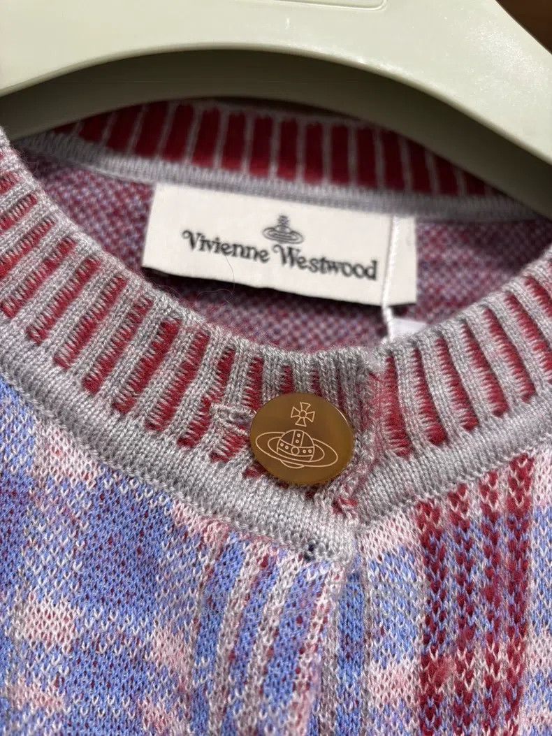 Vivienne Westwood Vivienne Westwood Plaid Knit Cardigan Size S / US 4 / IT 40 - 4 Thumbnail